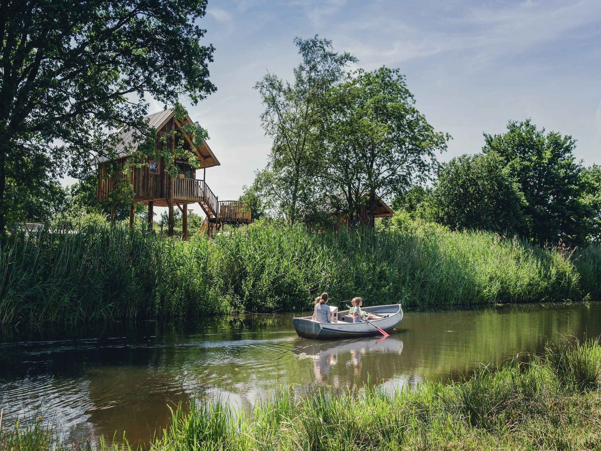 De buitenkant van Vakantiepark Mölke 14 in Zuna