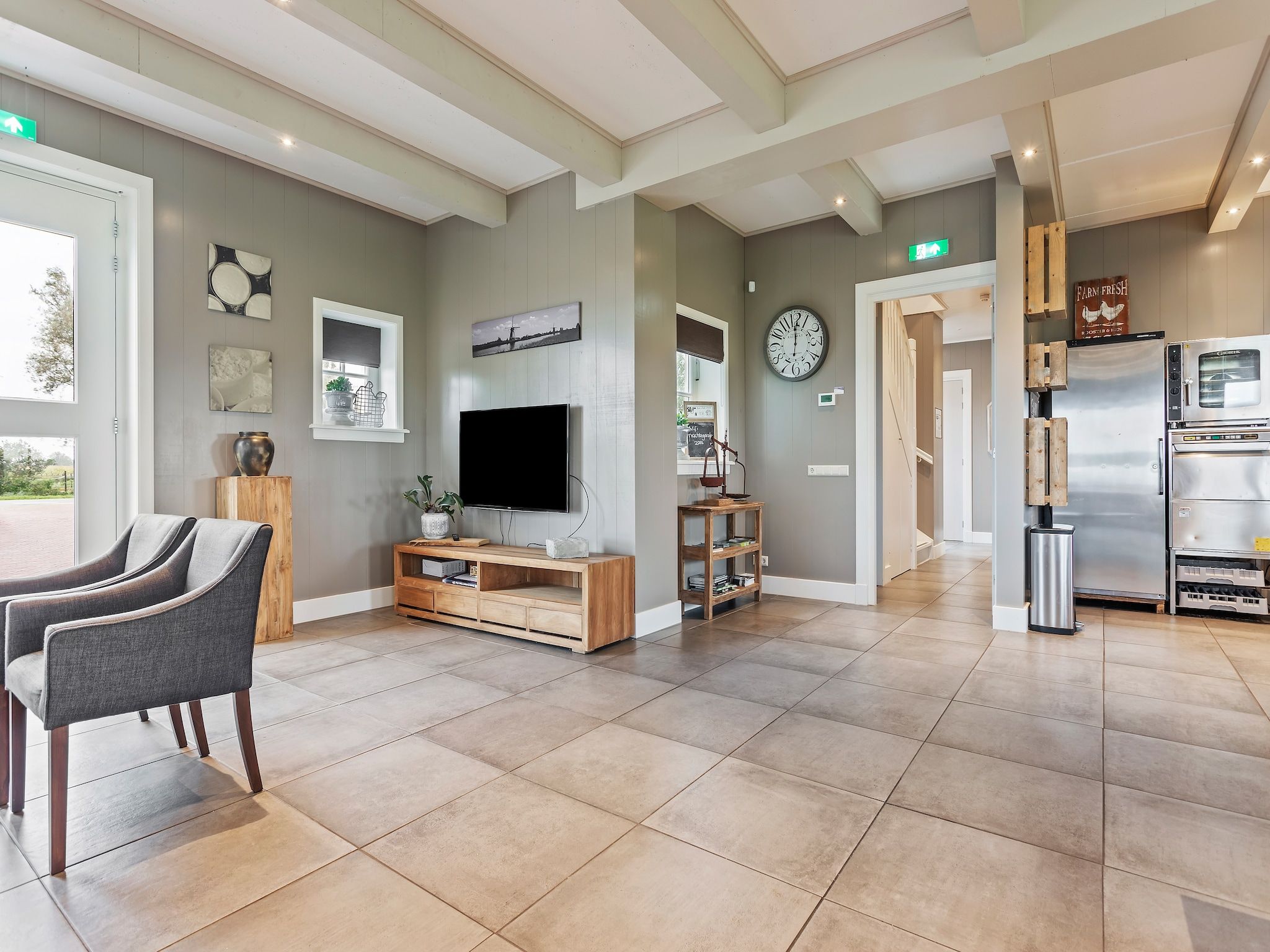 De woonkamer van Onder de Molen 10 pers in Middenbeemster