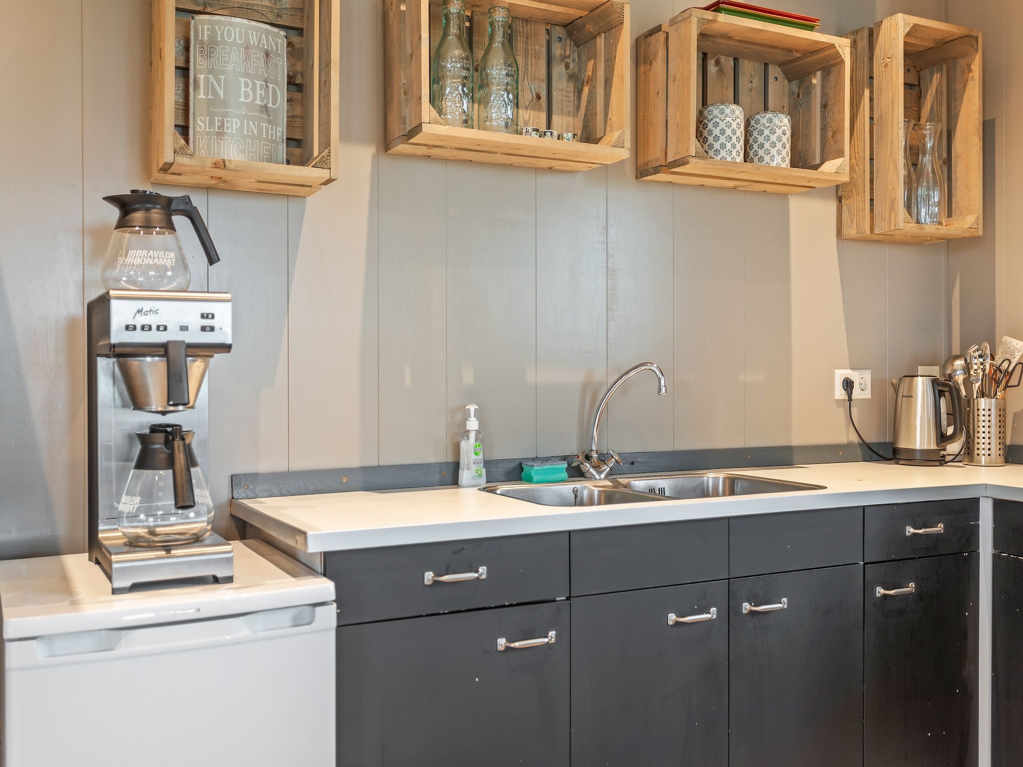 De keuken van Onder de Molen 10 pers in Middenbeemster