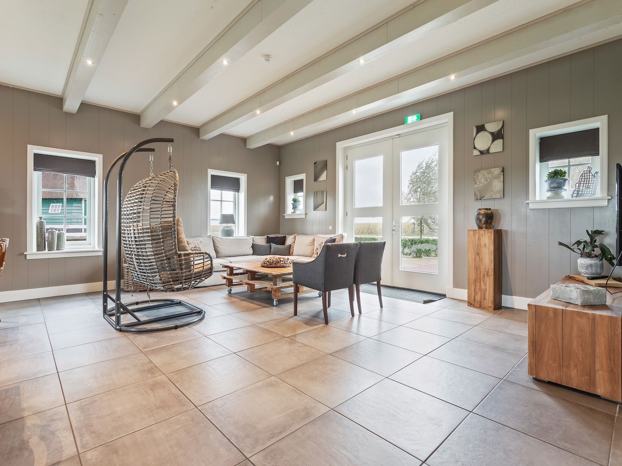 De woonkamer van Onder de Molen 10 pers in Middenbeemster