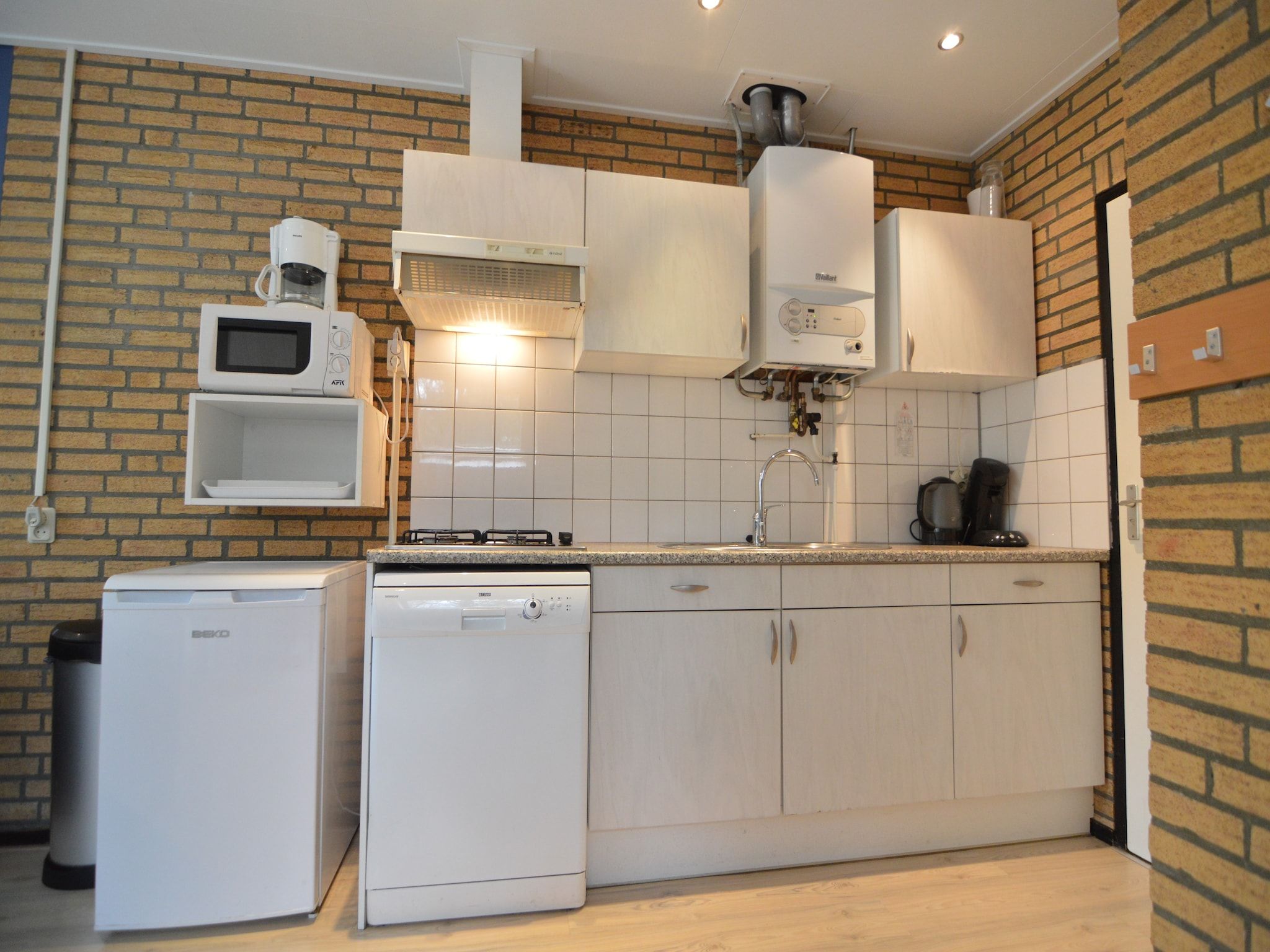 De keuken van Bungalow 69 in Stramproy