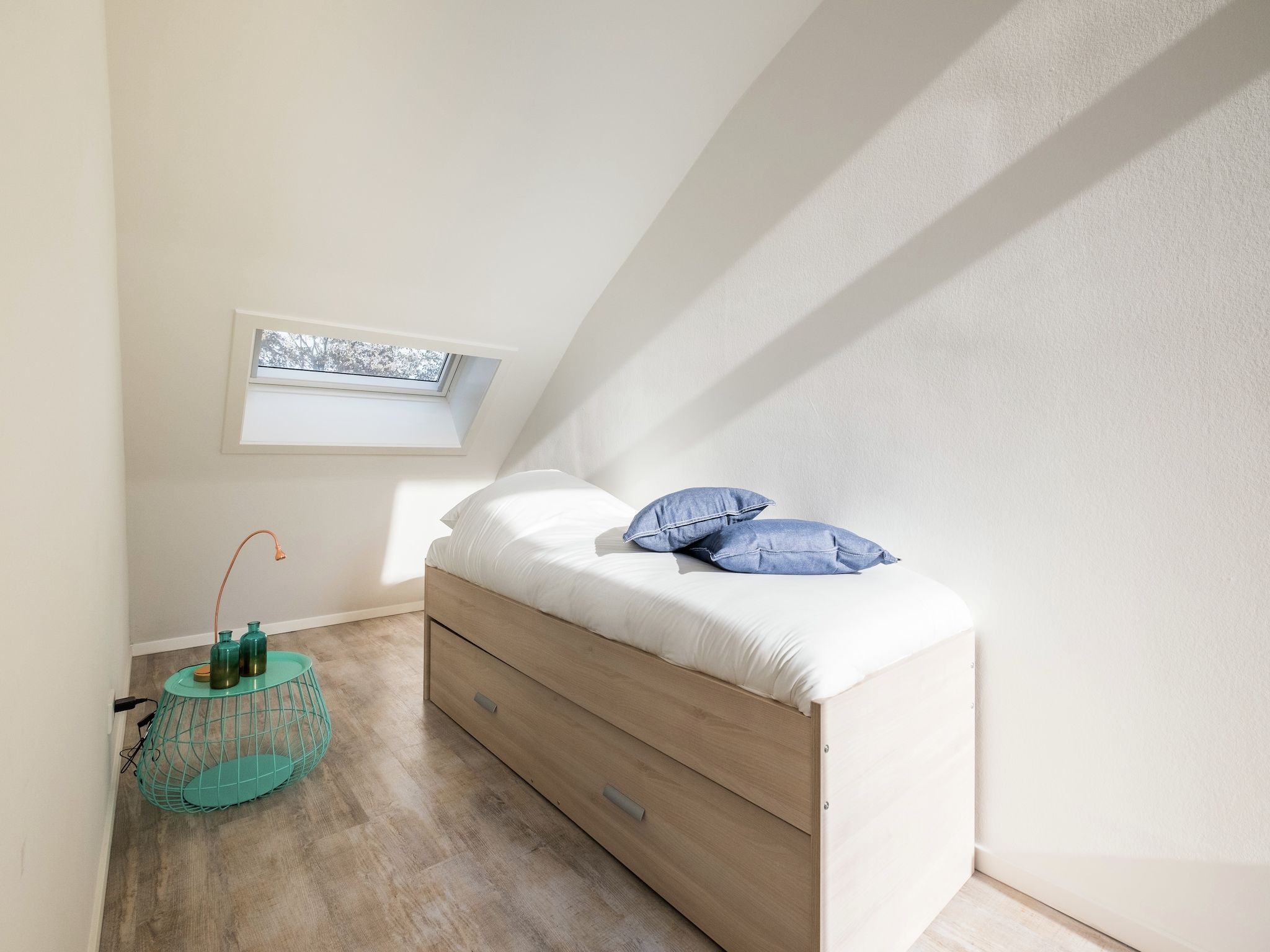 Een slaapkamer van Noordzee Resort Vlissingen 1 in Vlissingen