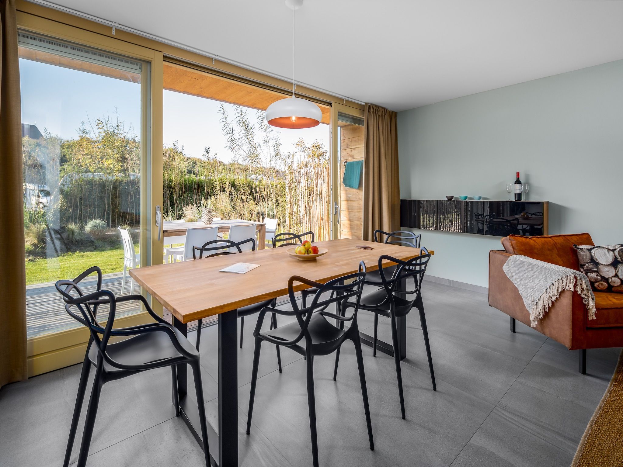 De eetkamer van Noordzee Resort Vlissingen 1 in Vlissingen