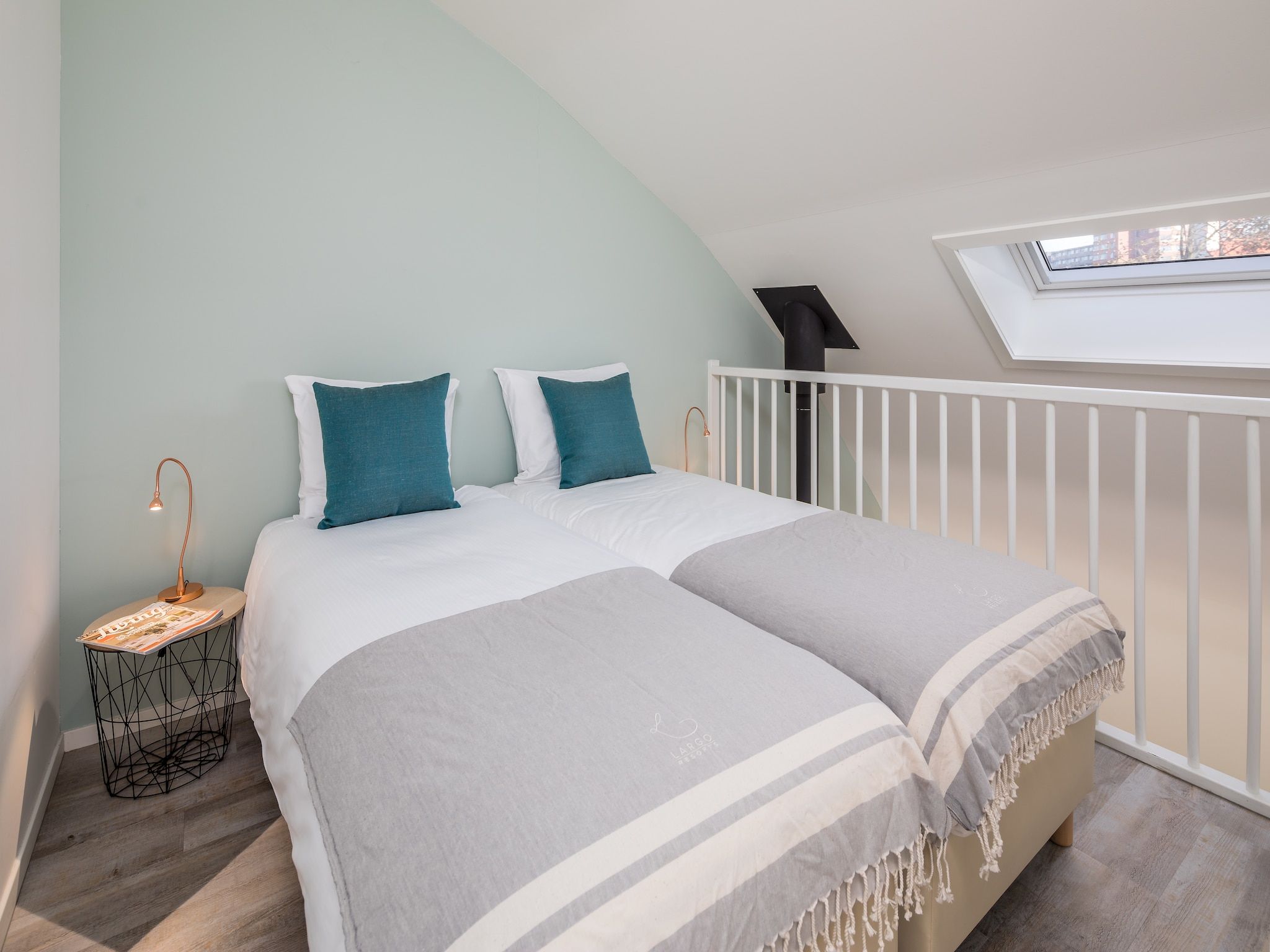 Een slaapkamer van Noordzee Resort Vlissingen 1 in Vlissingen