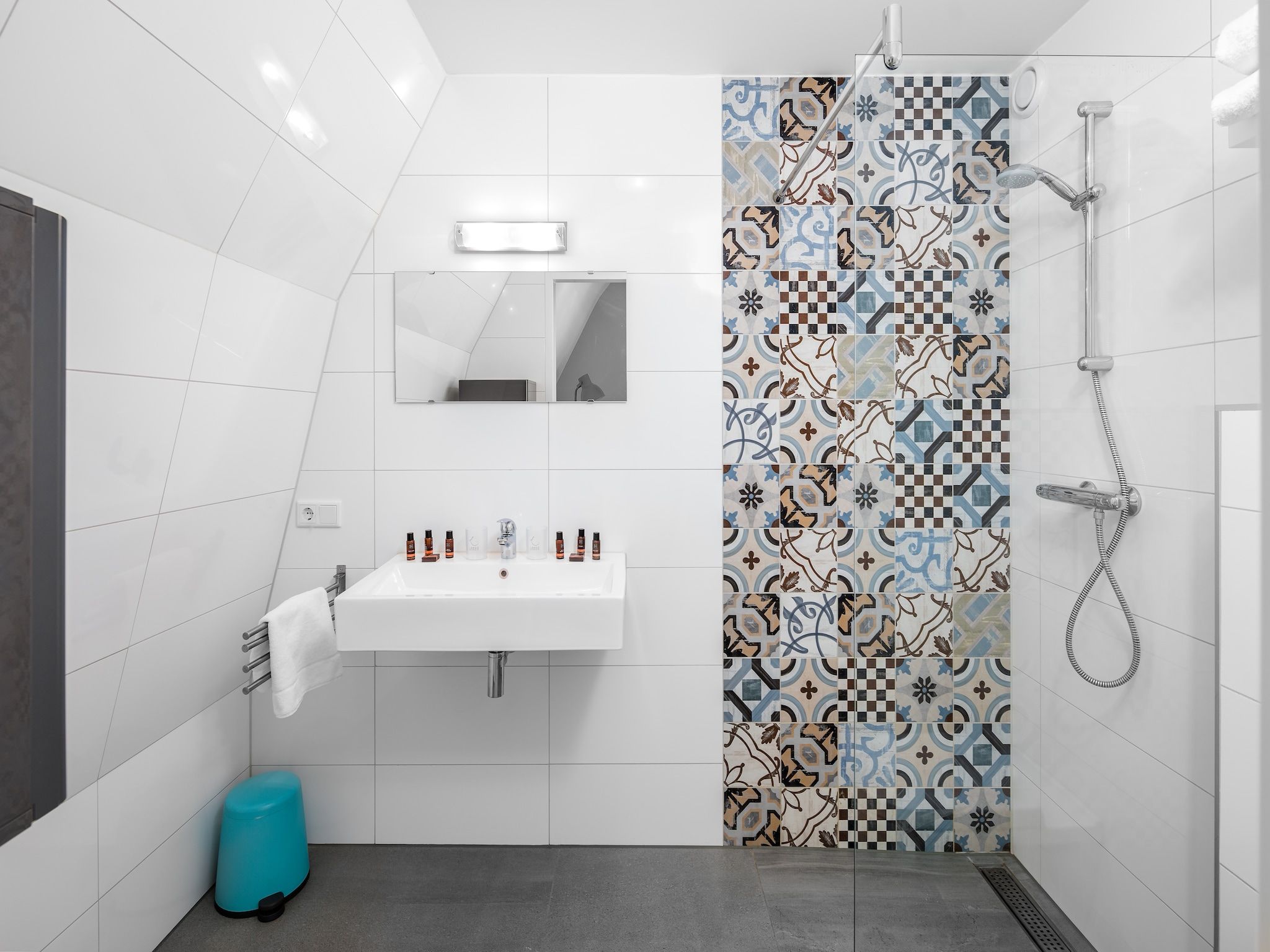 De badkamer van Noordzee Resort Vlissingen 1 in Vlissingen