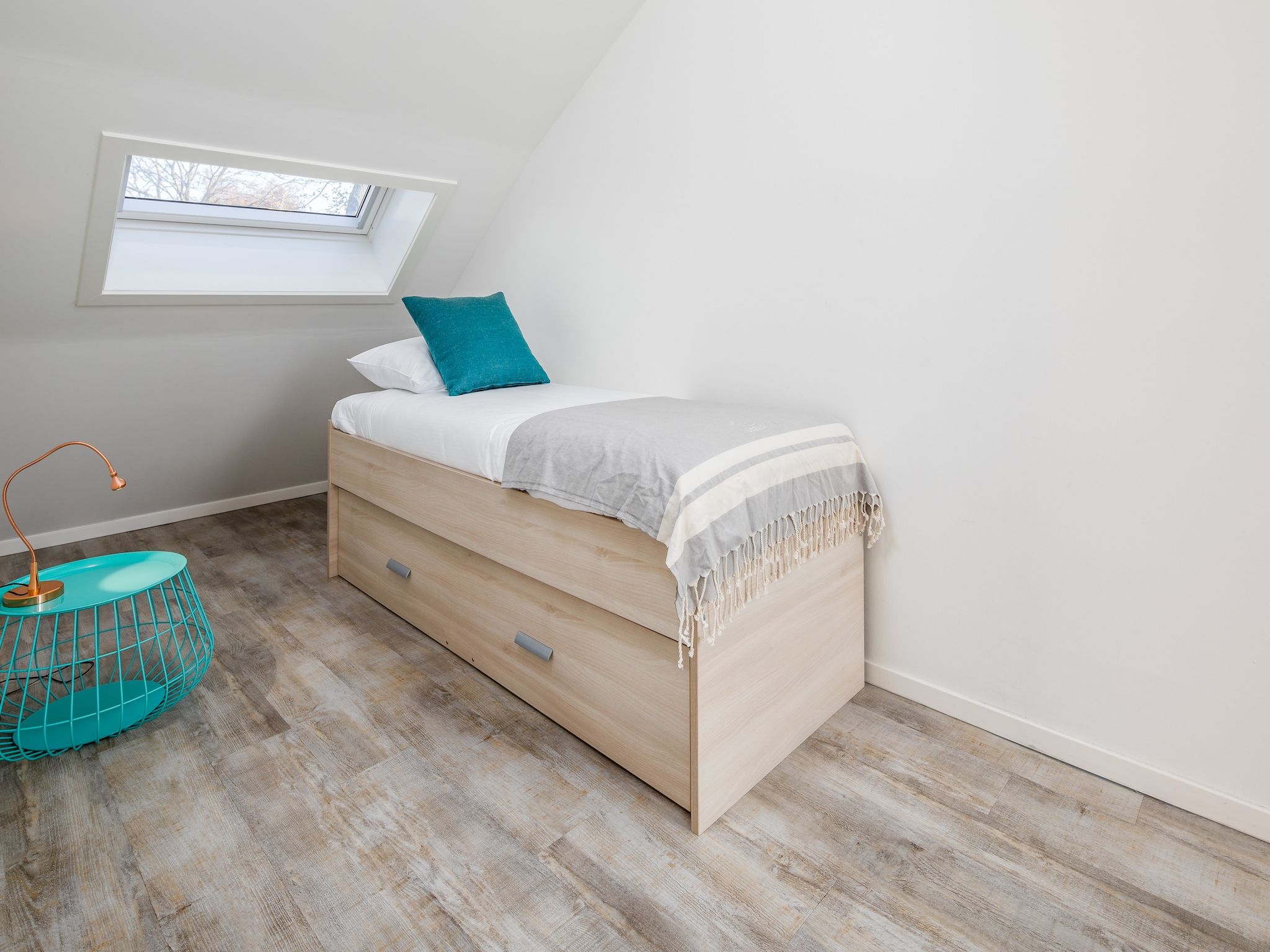 Een slaapkamer van Noordzee Resort Vlissingen 1 in Vlissingen