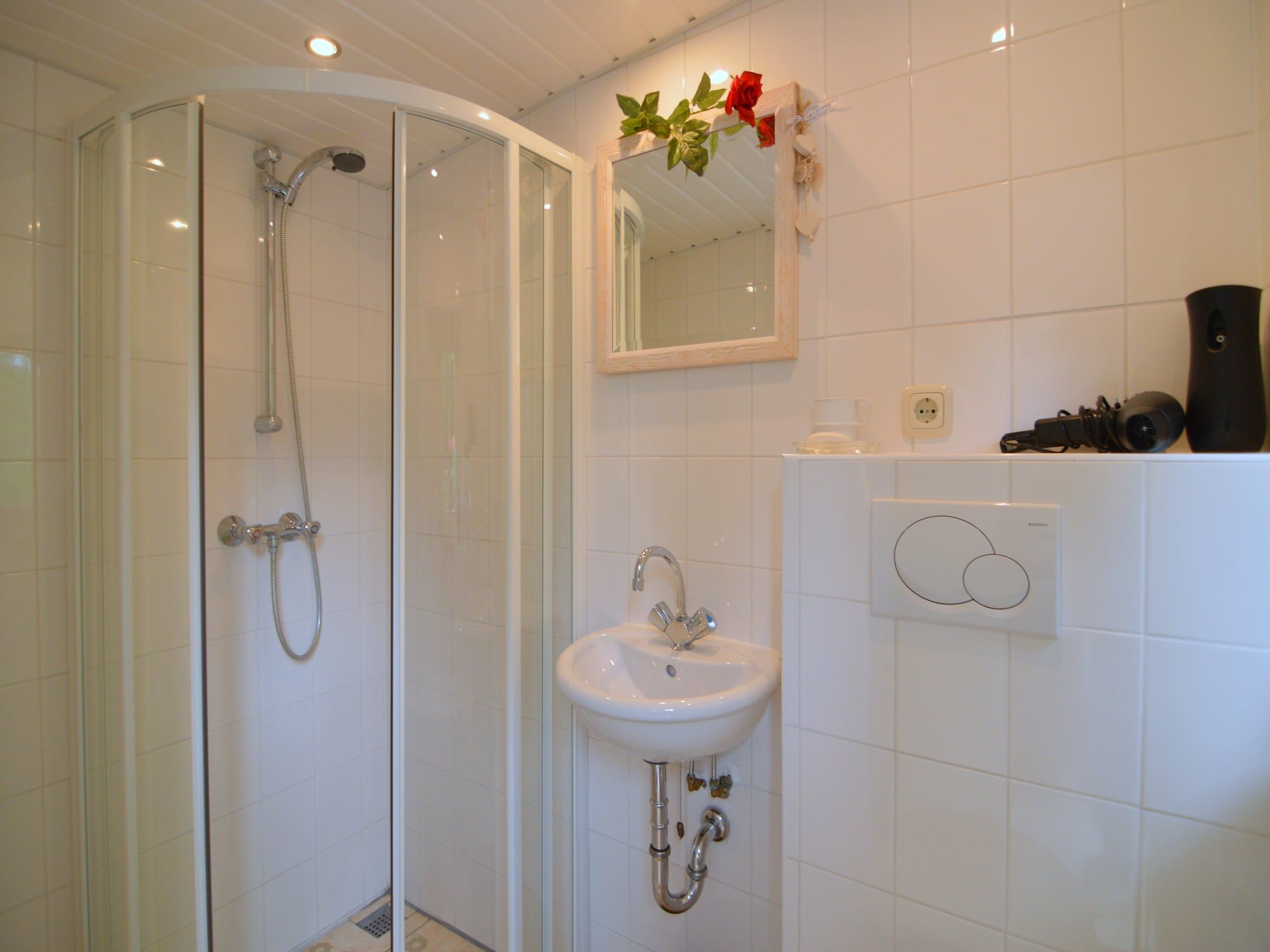 De badkamer van Poort naar de Veluwe in Voorthuizen