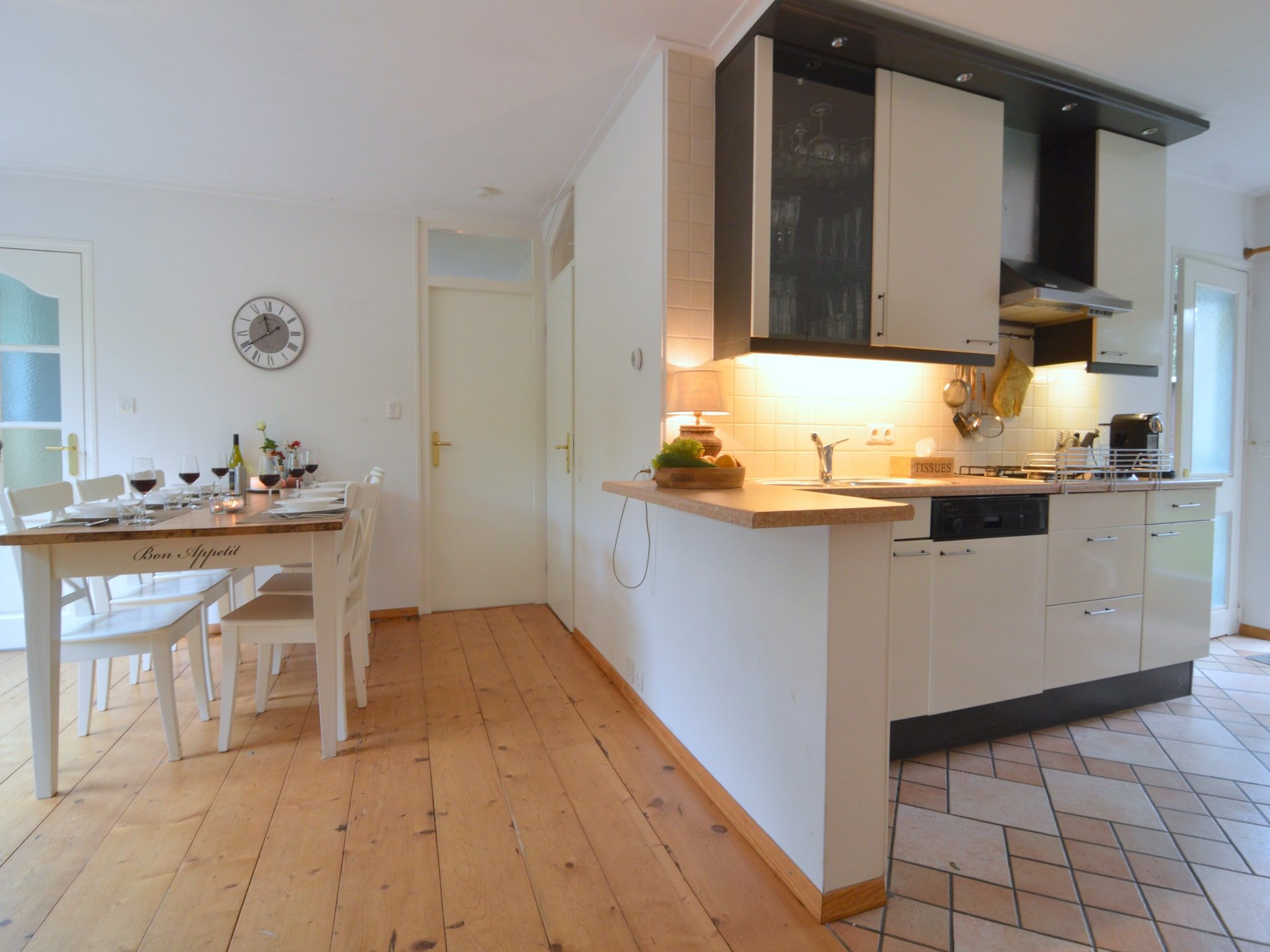 De eetkamer van Poort naar de Veluwe in Voorthuizen