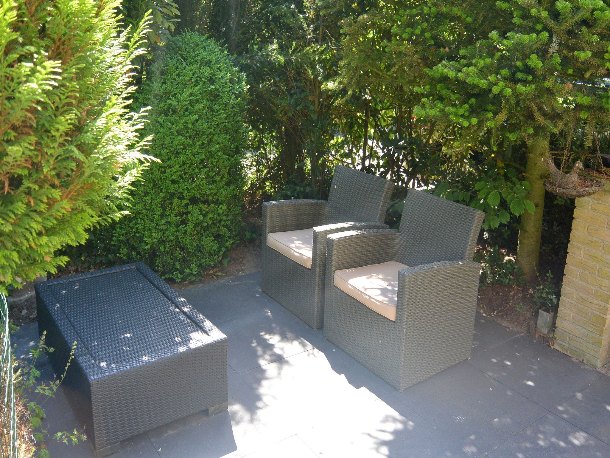 Het terras van Poort naar de Veluwe in Voorthuizen