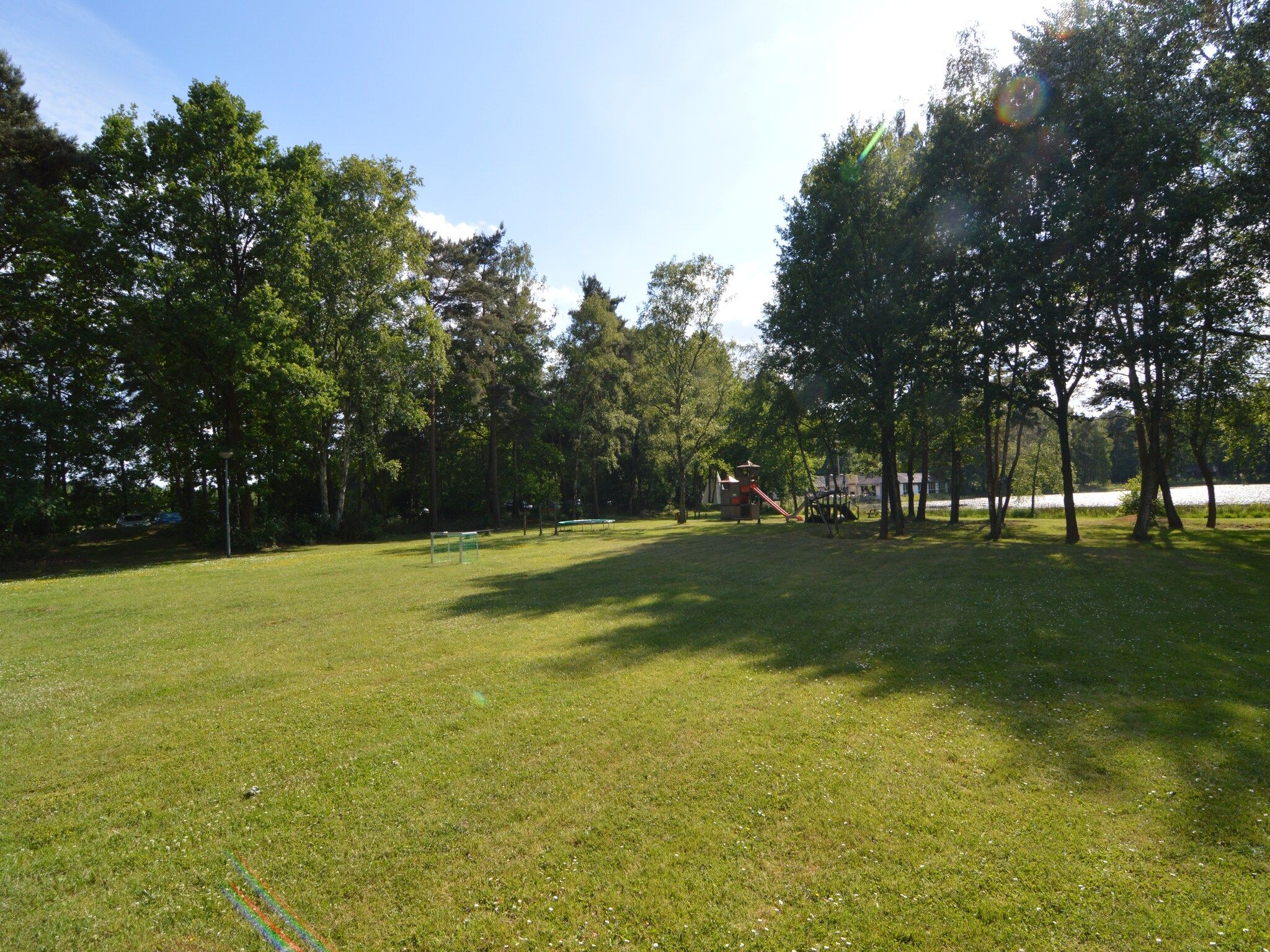 De tuin van Bungalow 87 in Stramproy