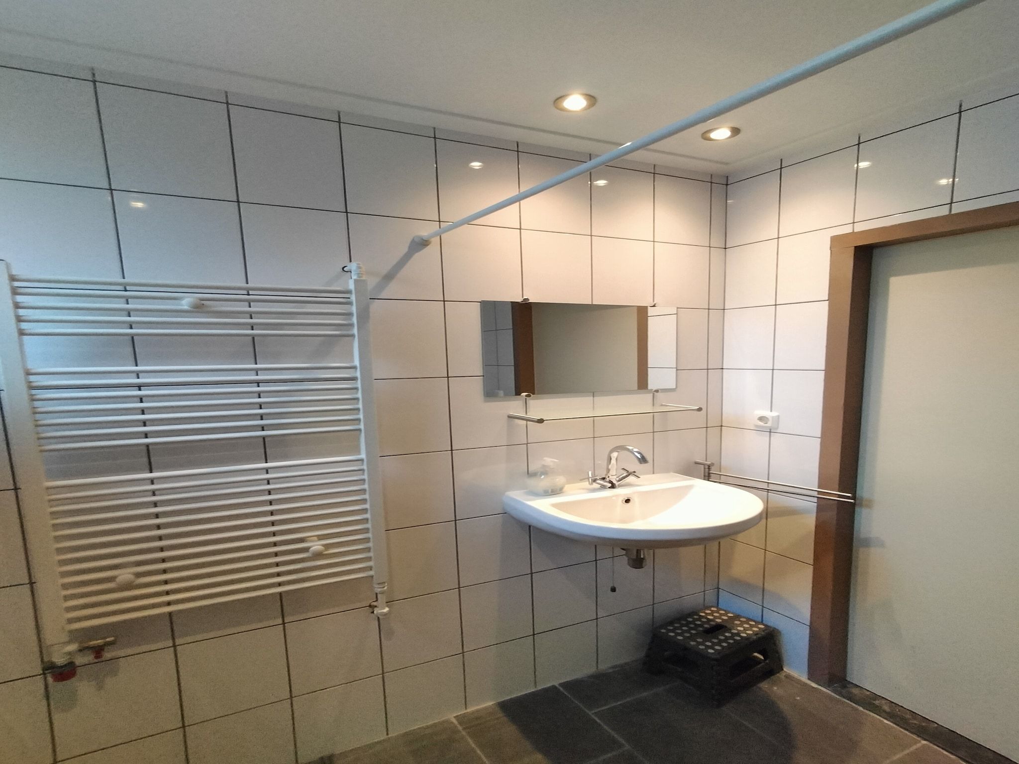 De badkamer van Bungalow 87 in Stramproy