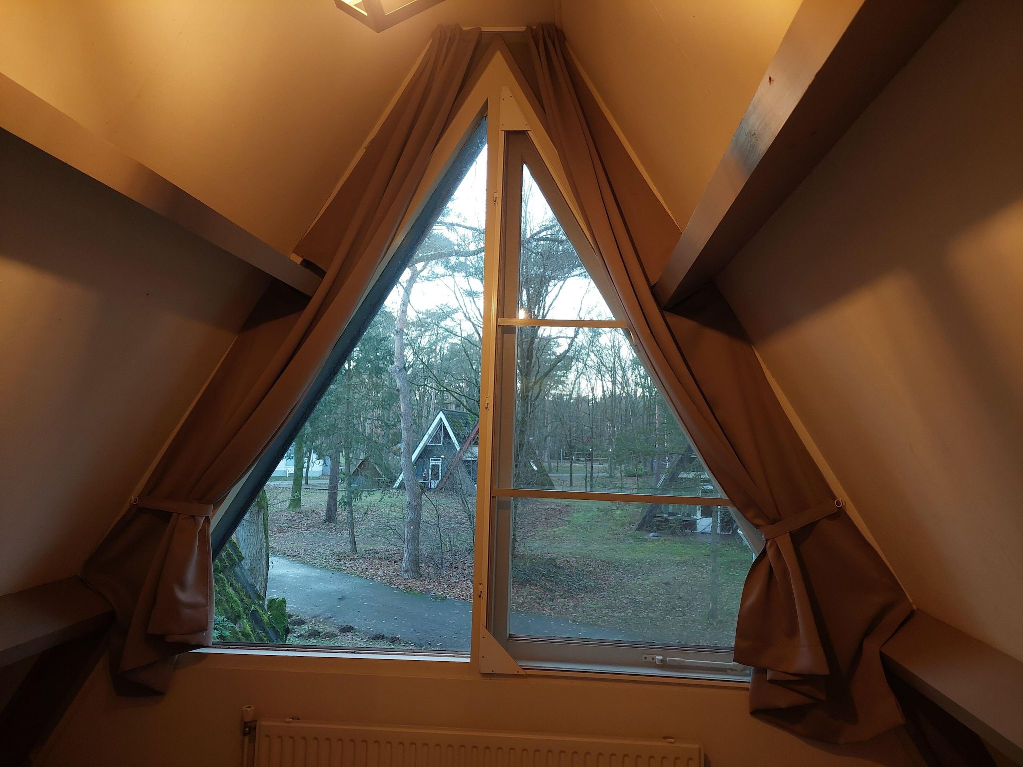 Het uitzicht vanaf Bungalow 87 in Stramproy