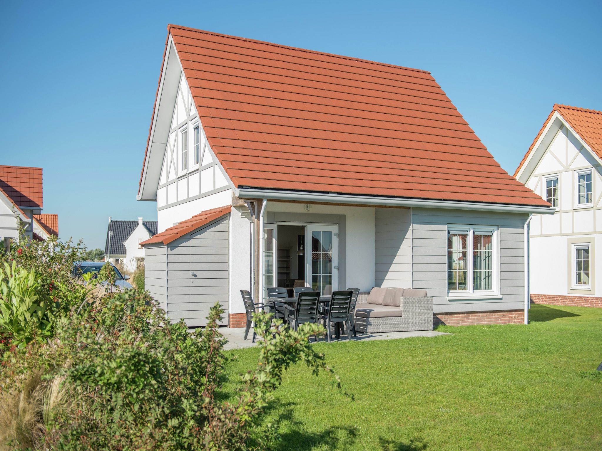 De buitenkant van Noordzee Residence Cadzand-Bad 12 in Cadzand-Bad