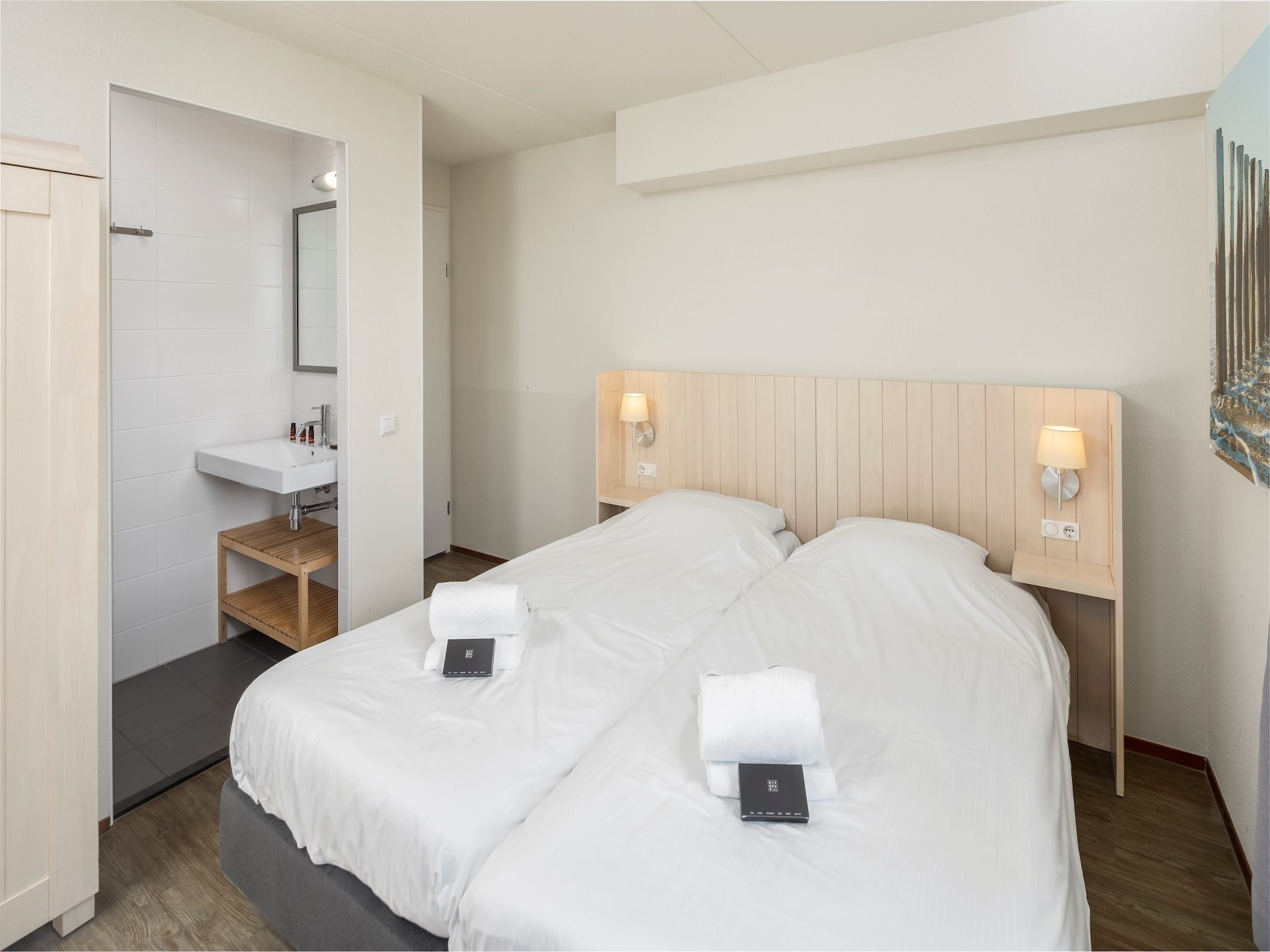 Een slaapkamer van Noordzee Résidence Cadzand-Bad 13 in Cadzand-Bad