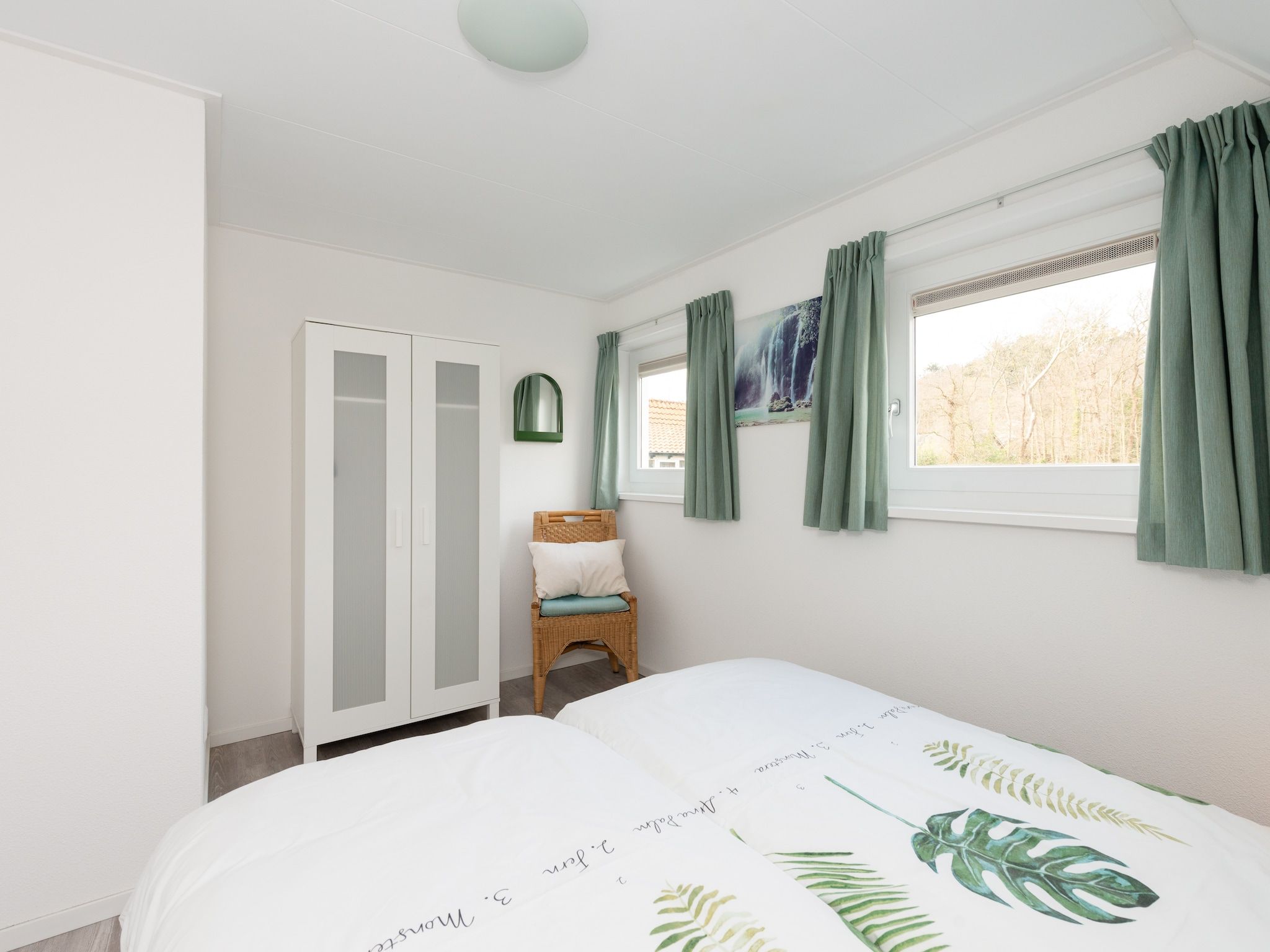 Een slaapkamer van De Beukelaar 4 pers in Schoorl