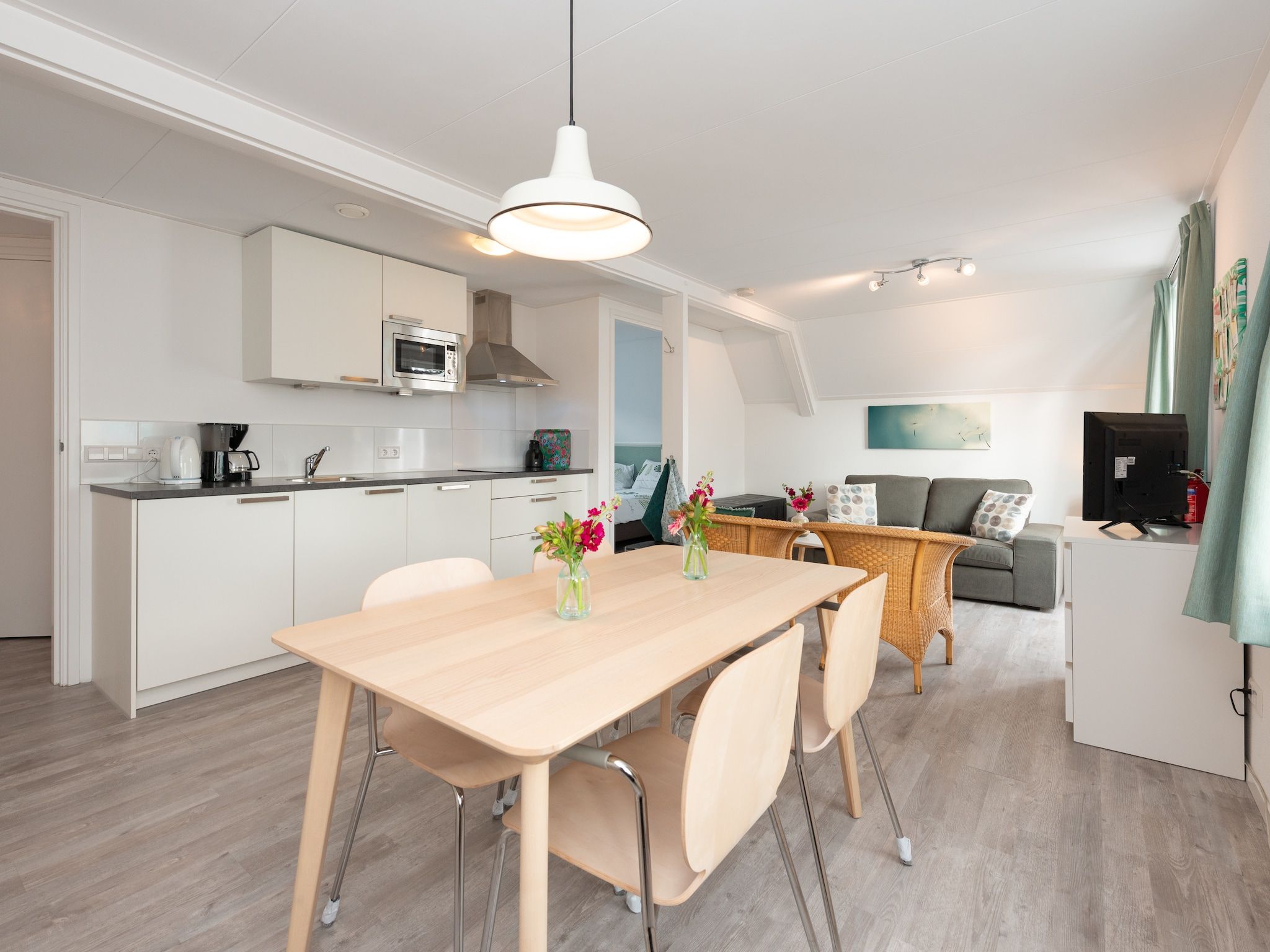 De eetkamer van De Beukelaar 4 pers in Schoorl