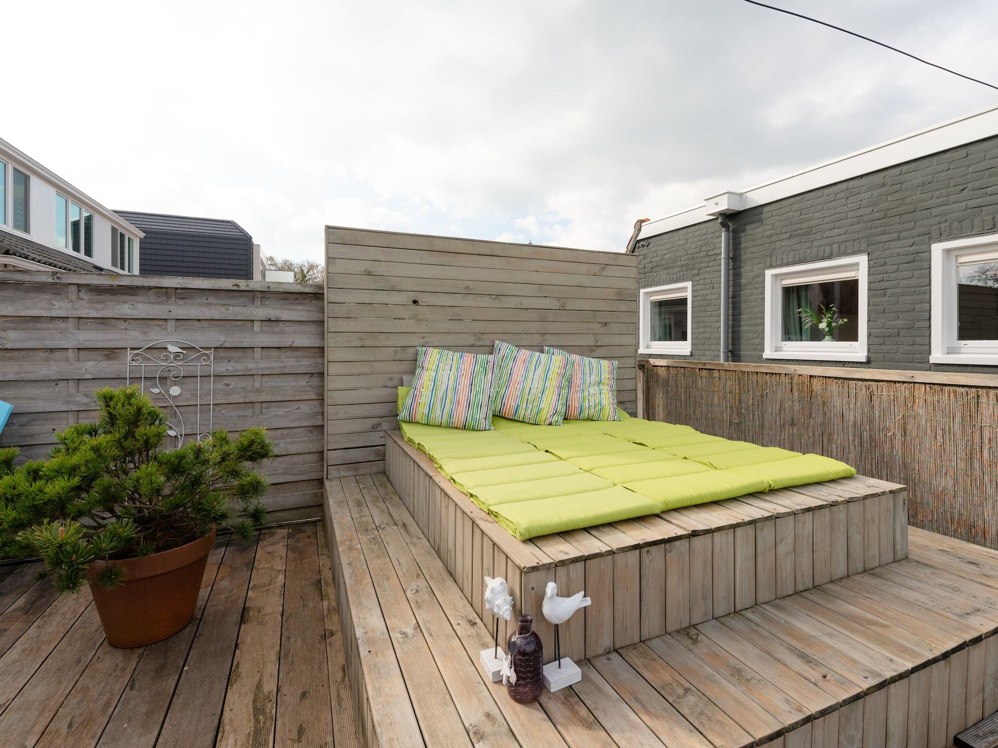 Het terras van De Beukelaar 4 pers in Schoorl