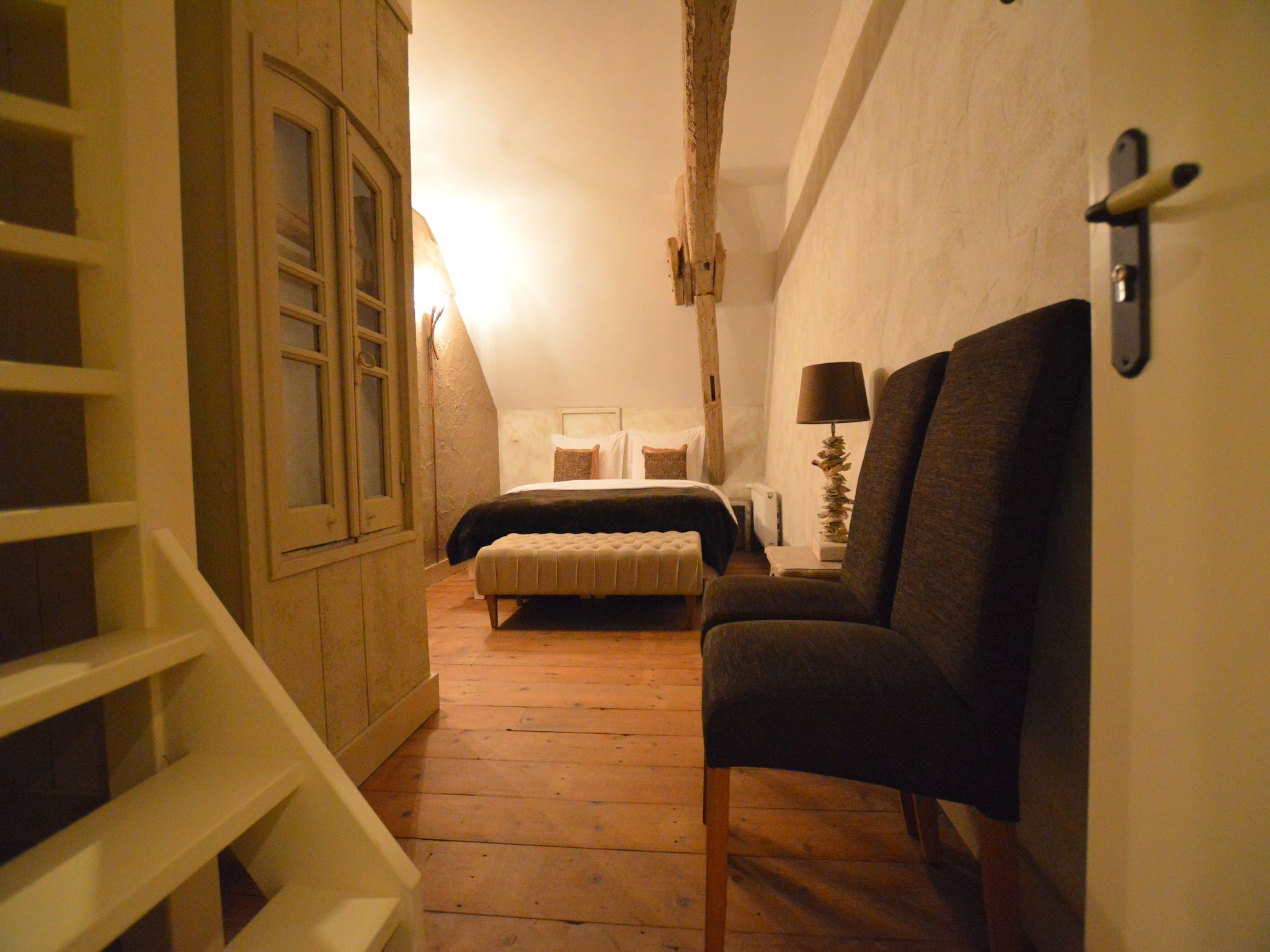 Een slaapkamer van La Grande Maison Douce in Alphen