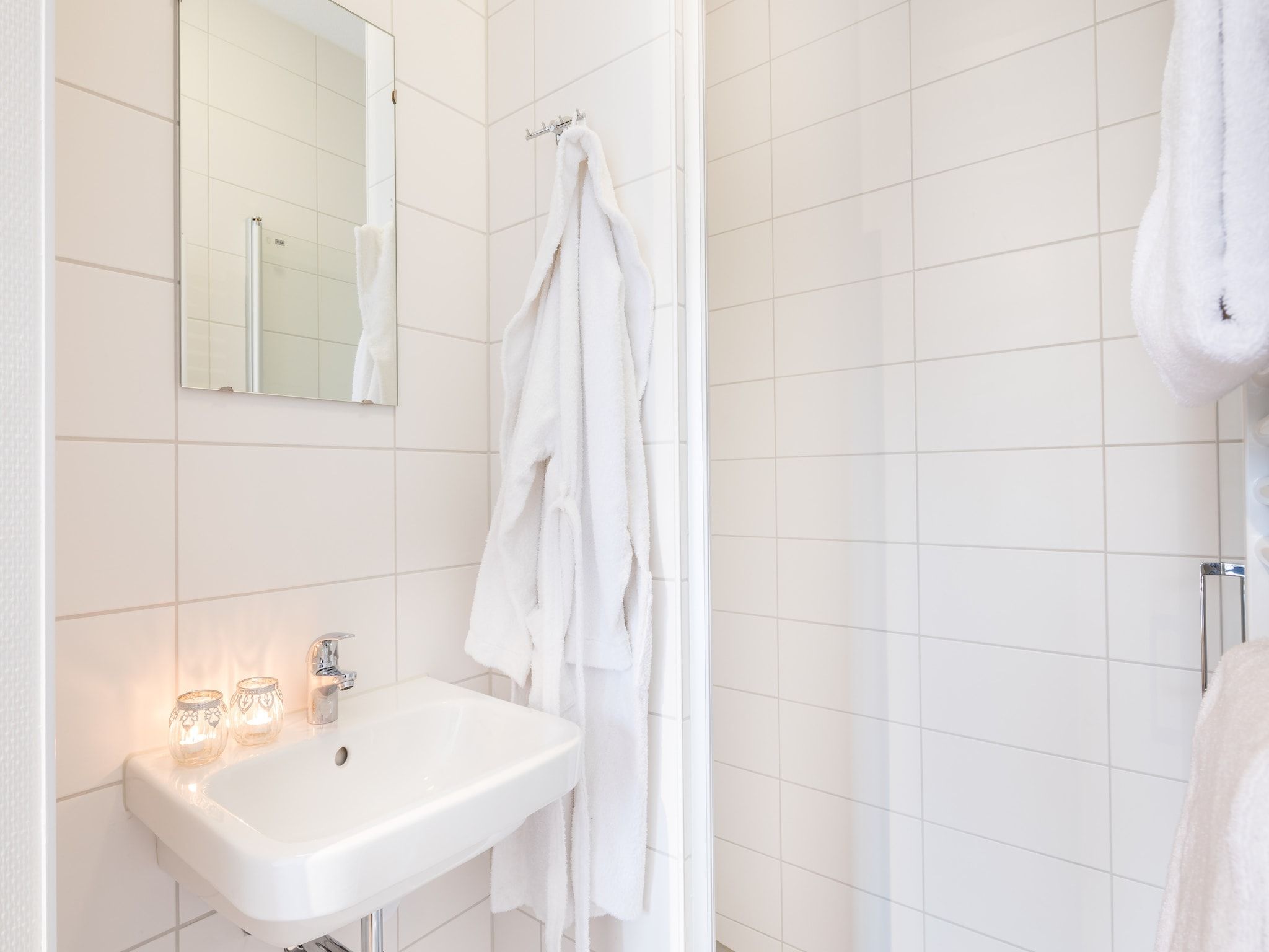 De badkamer van Noordzee Résidence Dishoek 5 in Koudekerke