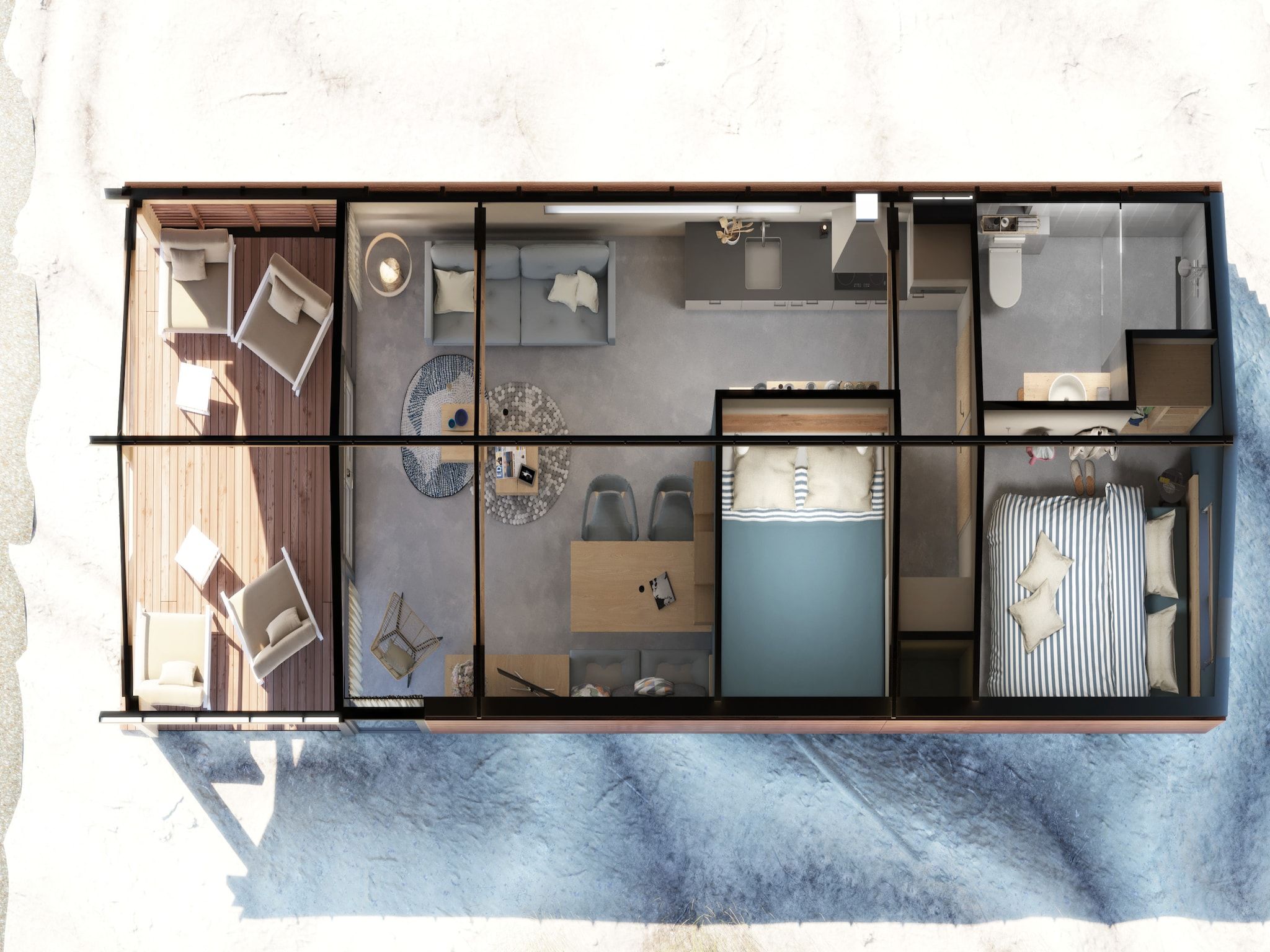 Voorzieningen bij Sea Lodges Ameland 1 in Hollum