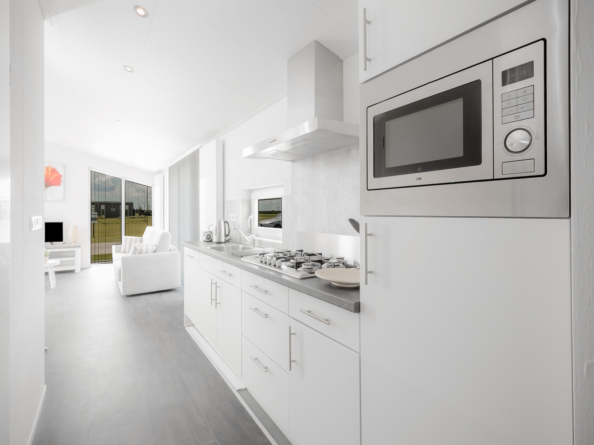 De keuken van Water Resort Oosterschelde 69 in Wemeldinge