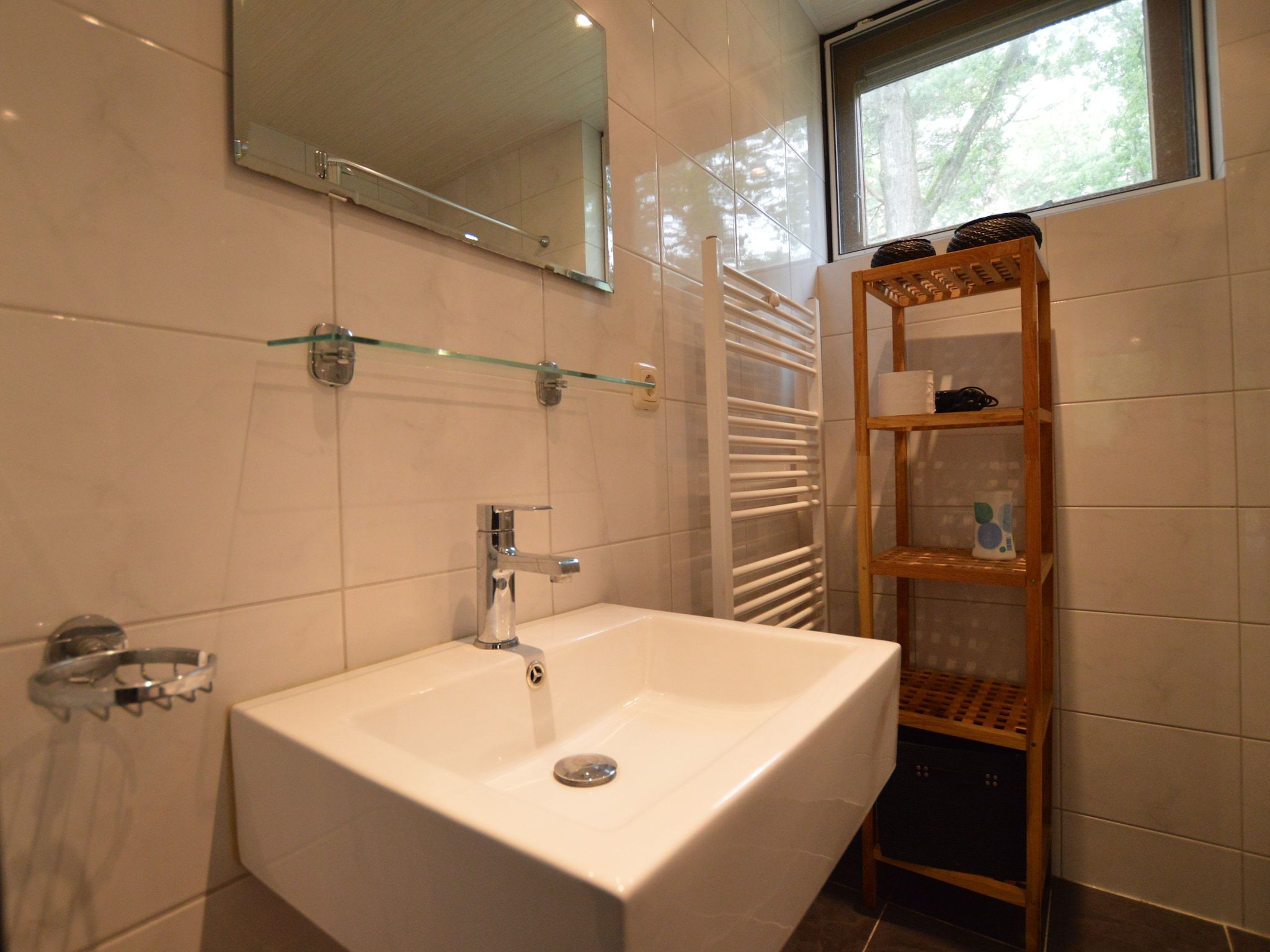 De badkamer van Bungalow 86 in Stramproy