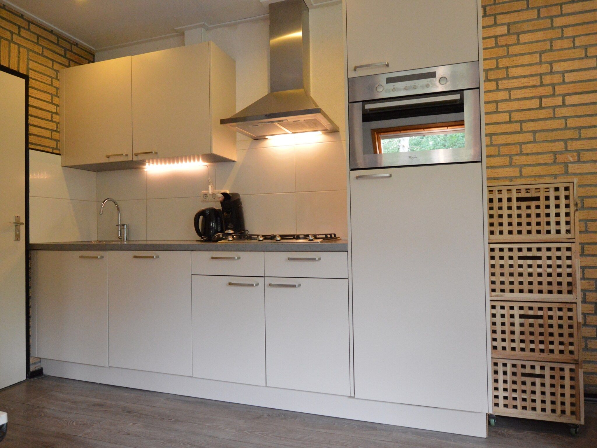 De keuken van Bungalow 86 in Stramproy