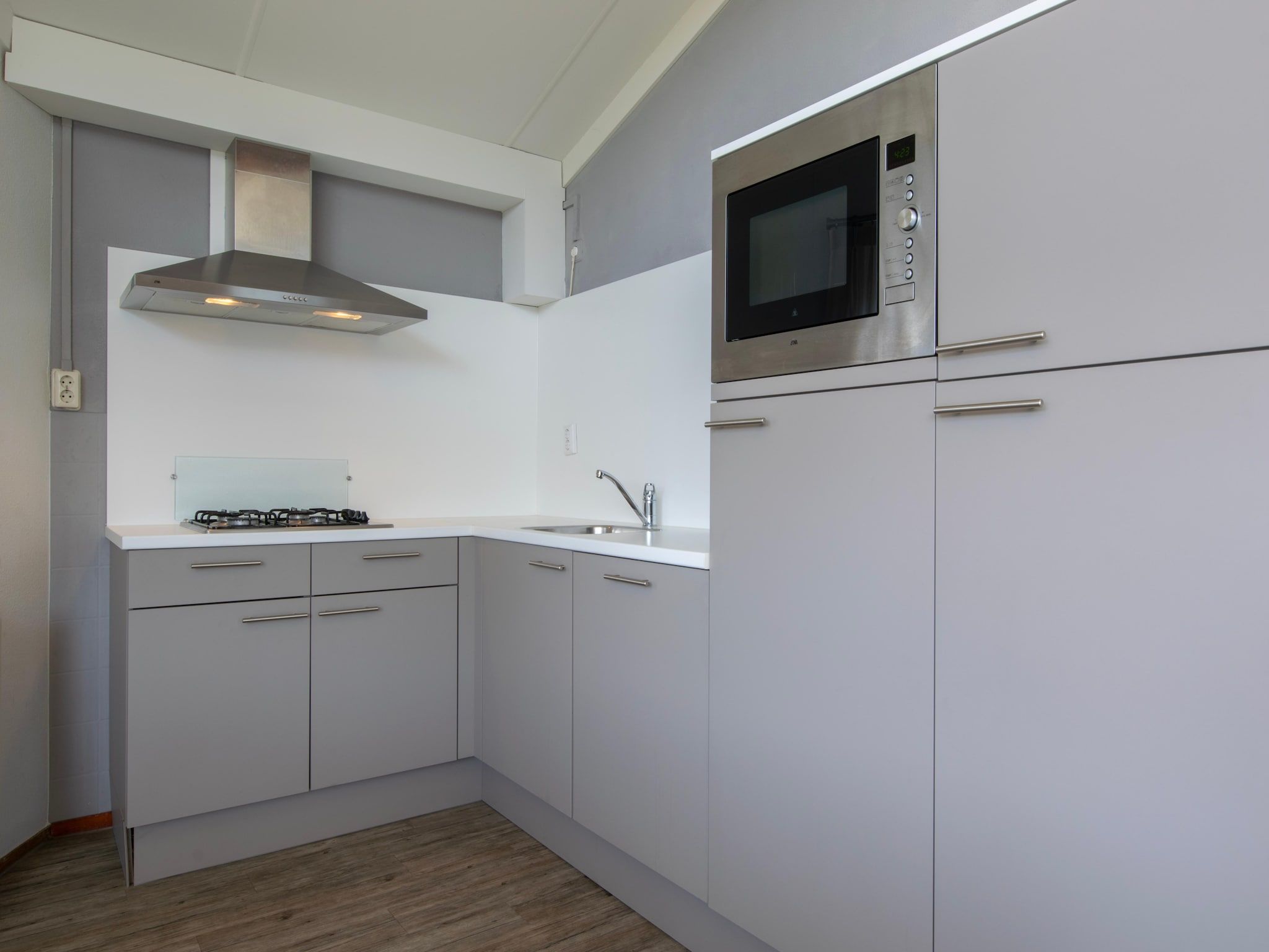 De keuken van Vakantiepark Hof Domburg 12 in Domburg