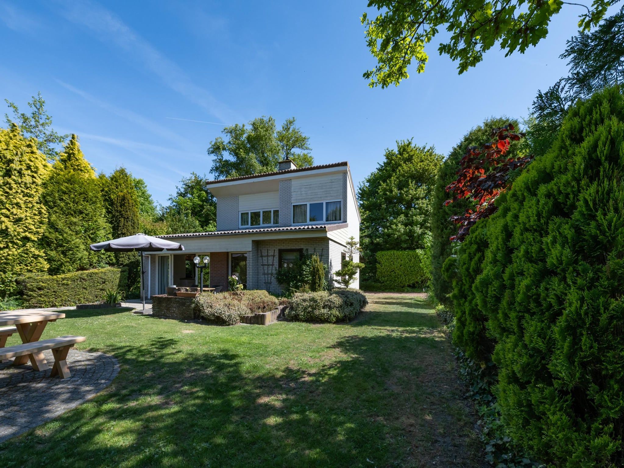 De buitenkant van Wilgenlaan 1 in Kamperland