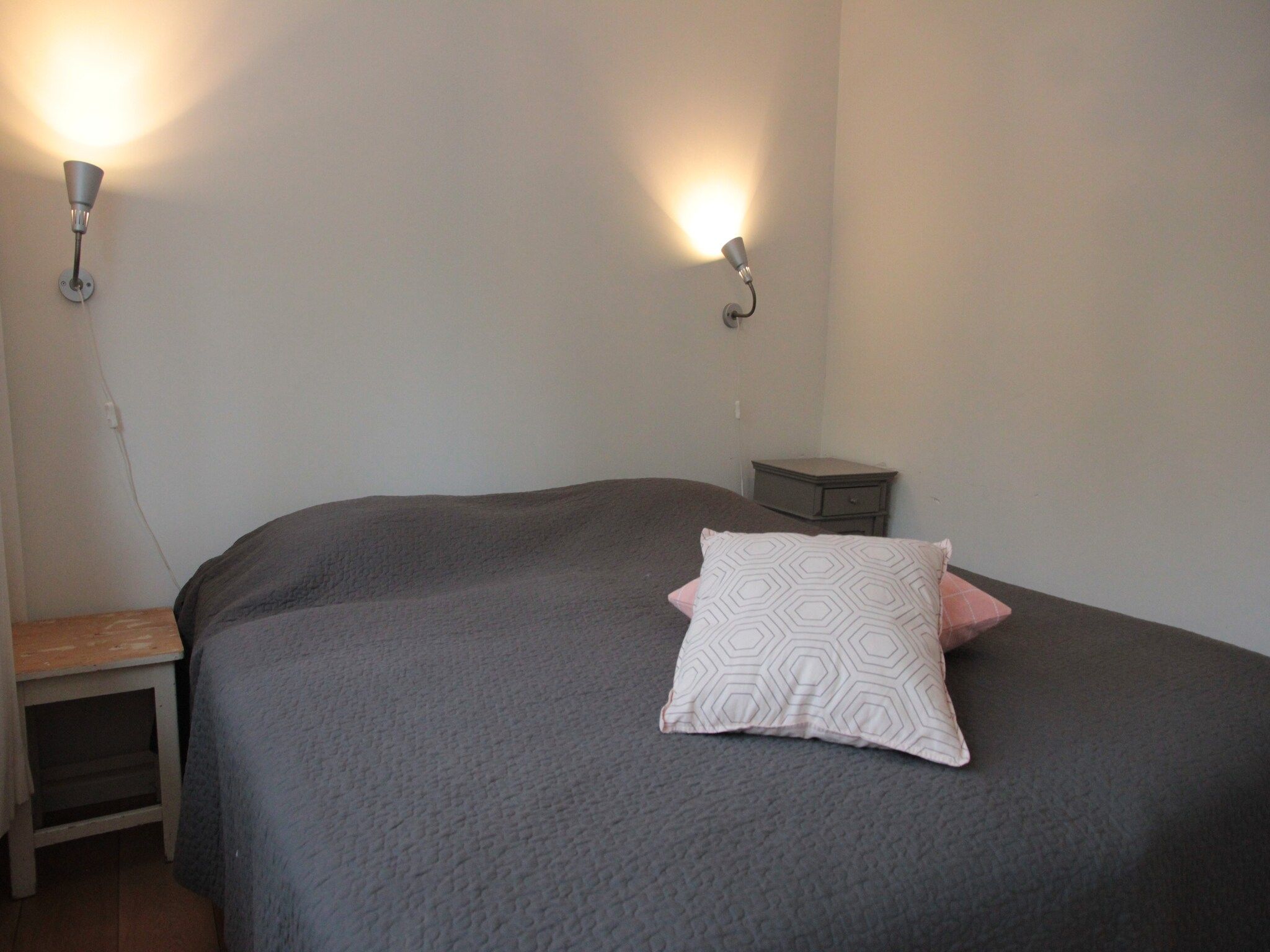 Een slaapkamer van Zwanenlaan 13 in Kamperland