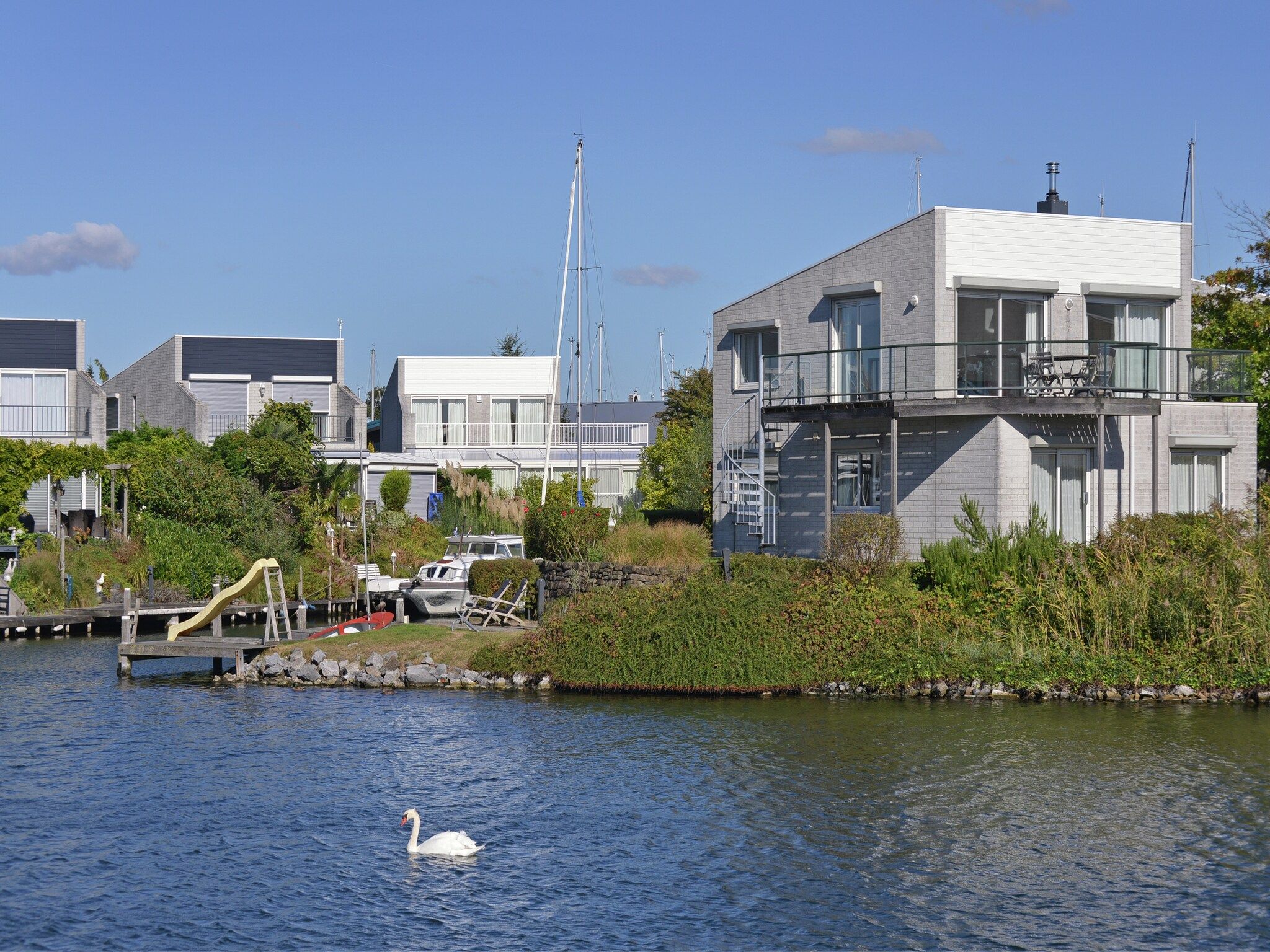 De buitenkant van Veerdam 42 in Kortgene