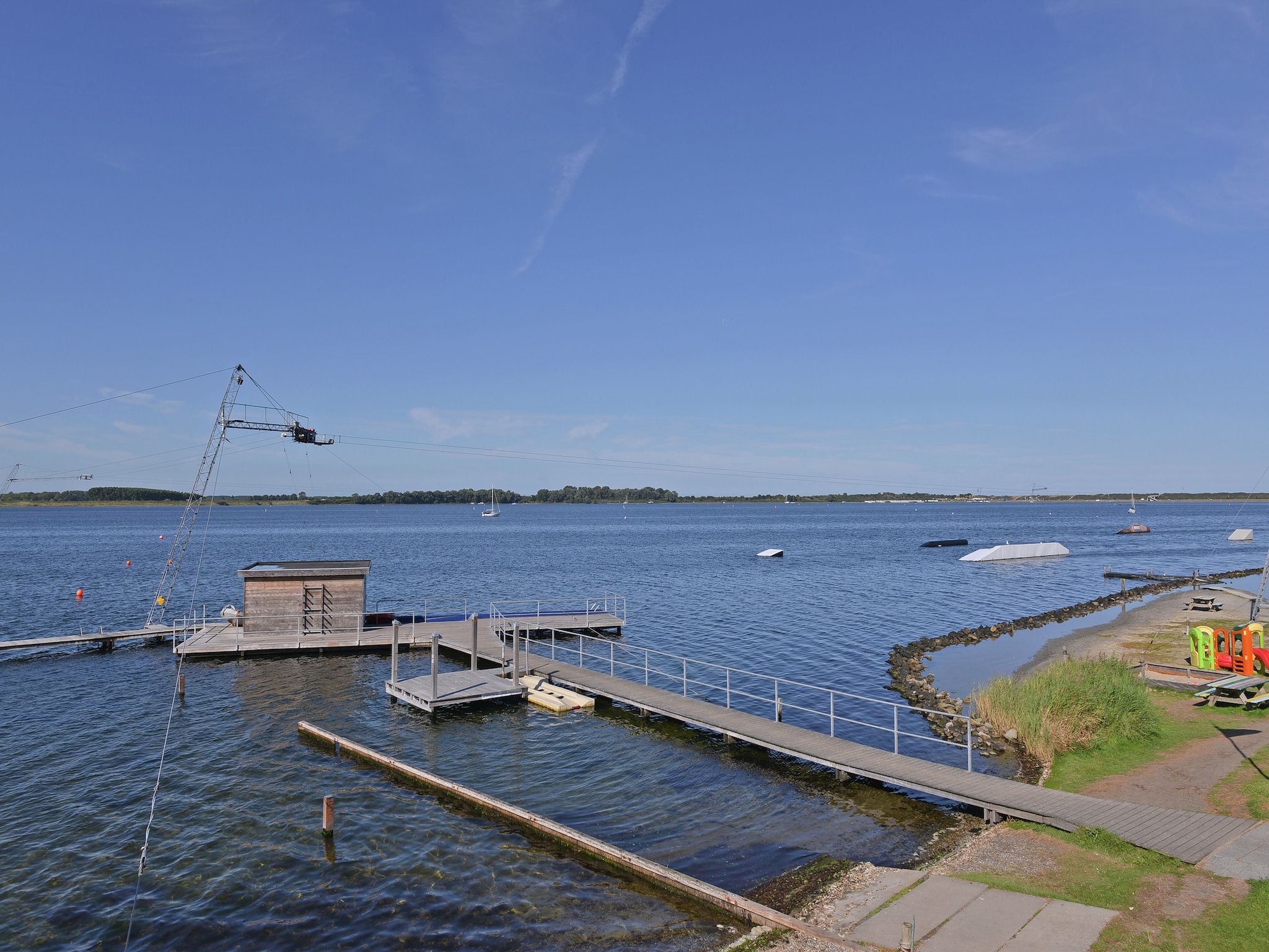 Het uitzicht vanaf Penthouse 4a - De Schotsman Watersport in Kamperland