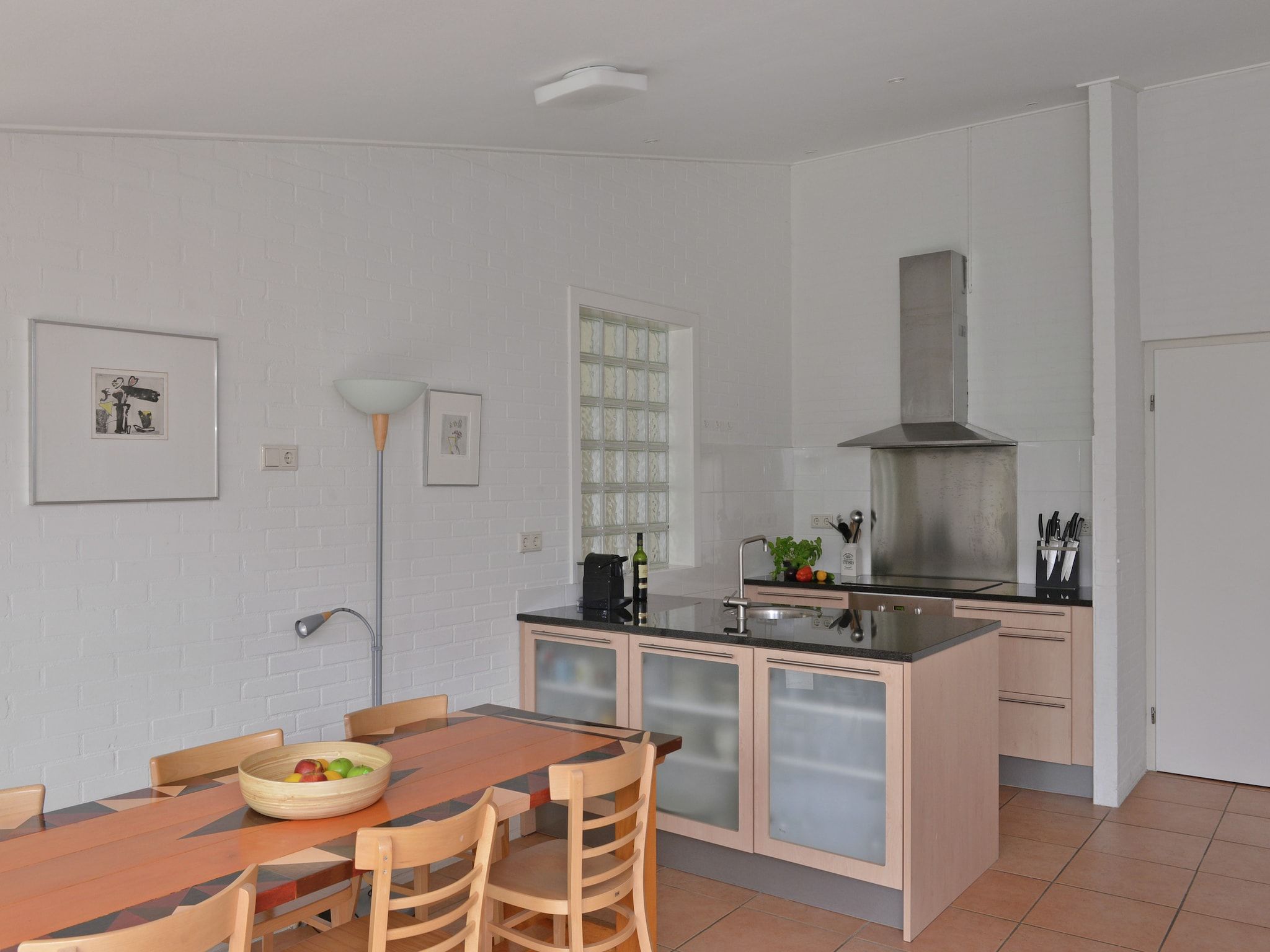 De keuken van Wilgenlaan 15 in Kamperland