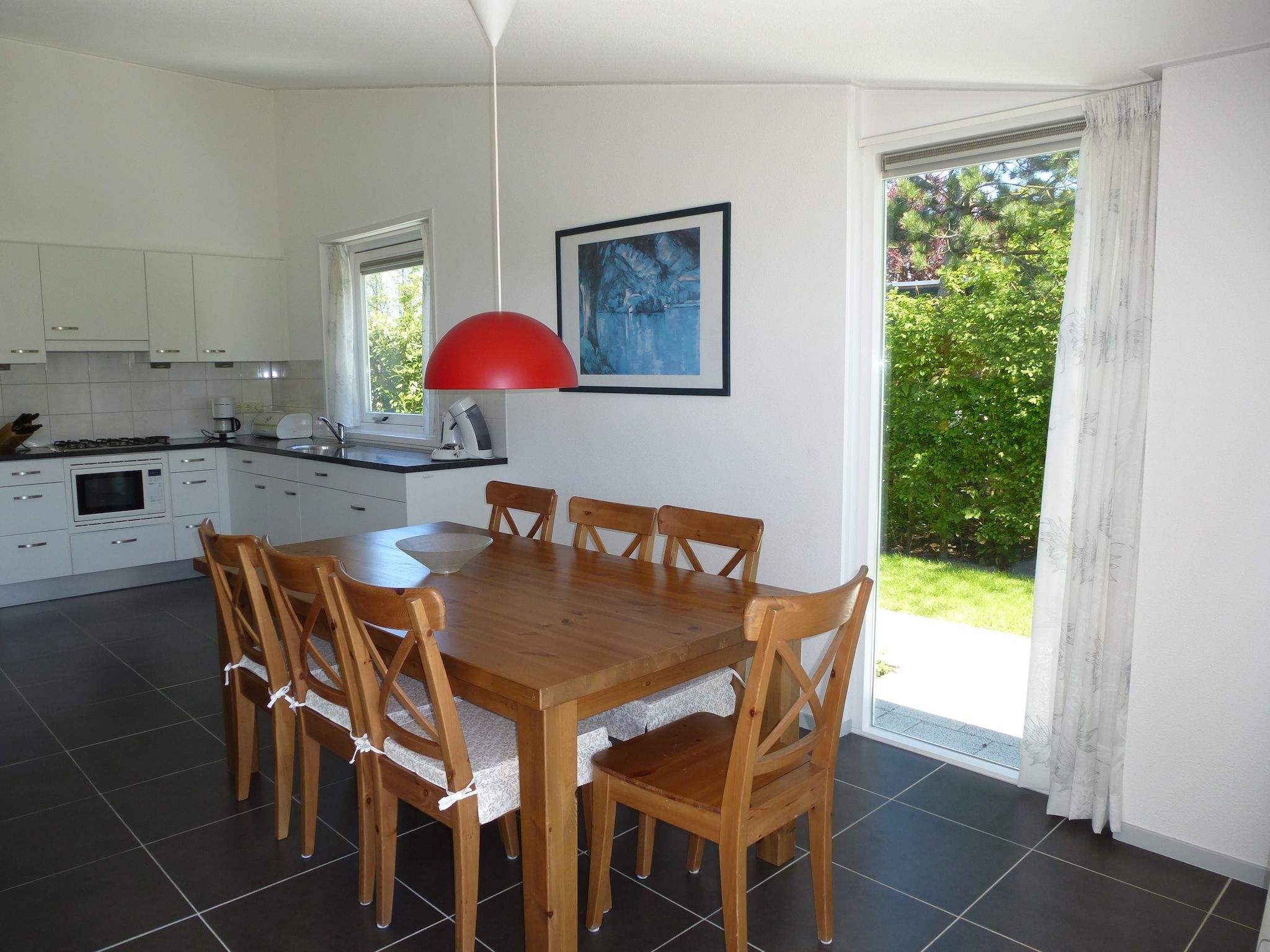 De keuken van Cypressenlaan 18 in Kamperland