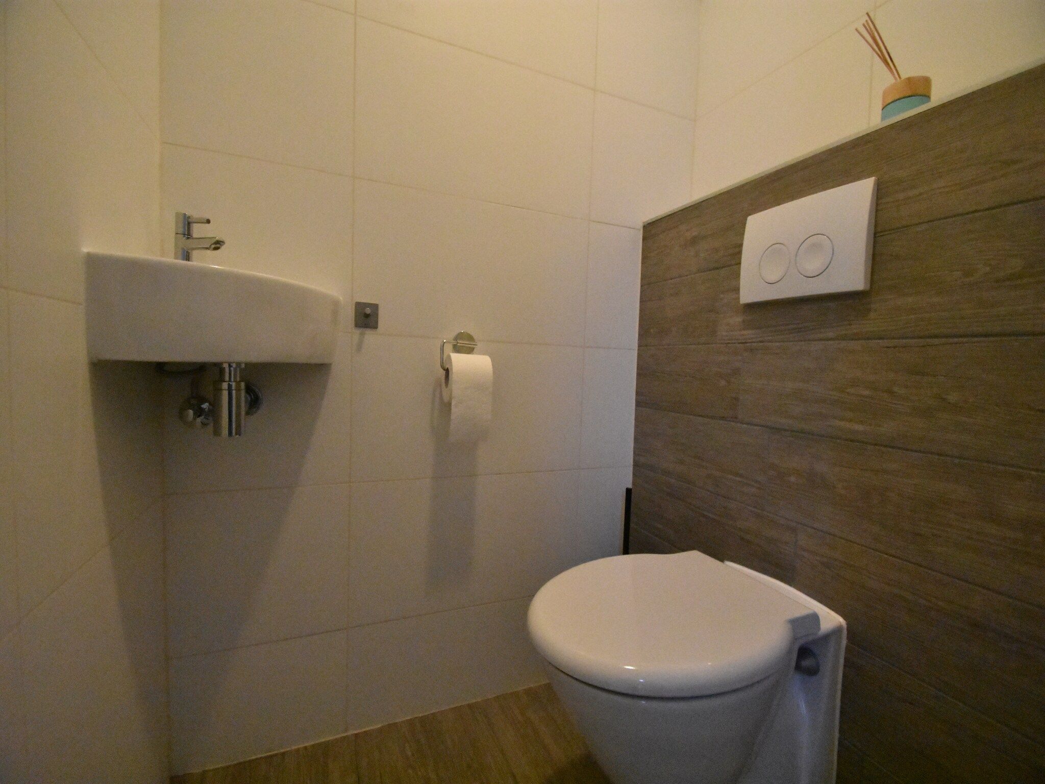 De badkamer van Populierenlaan 1 in Kamperland