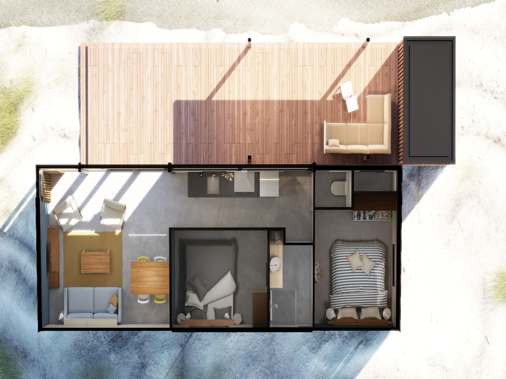 Voorzieningen bij Sea Lodges Ameland 2 in Hollum