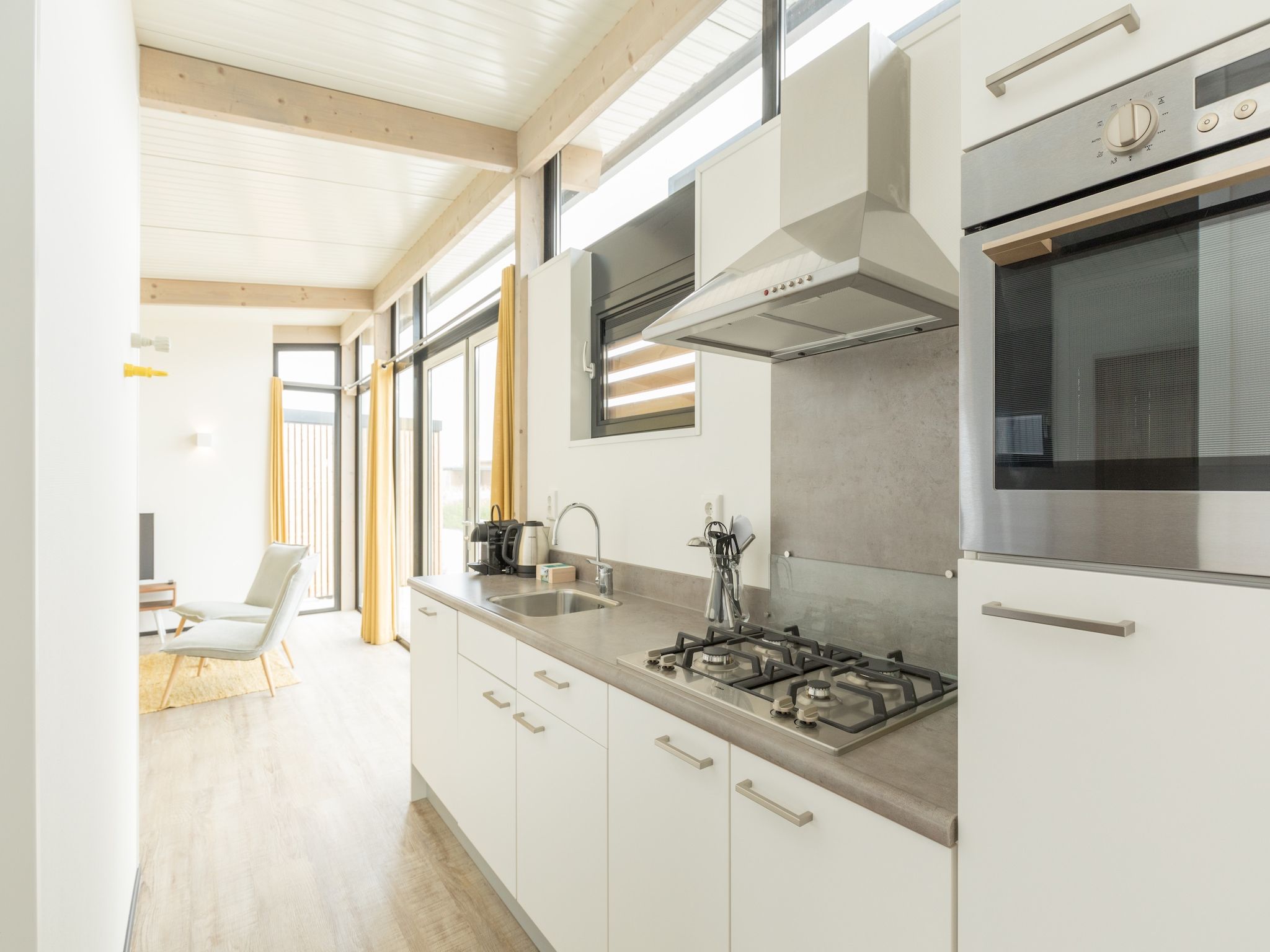 De keuken van Sea Lodges Ameland 2 in Hollum
