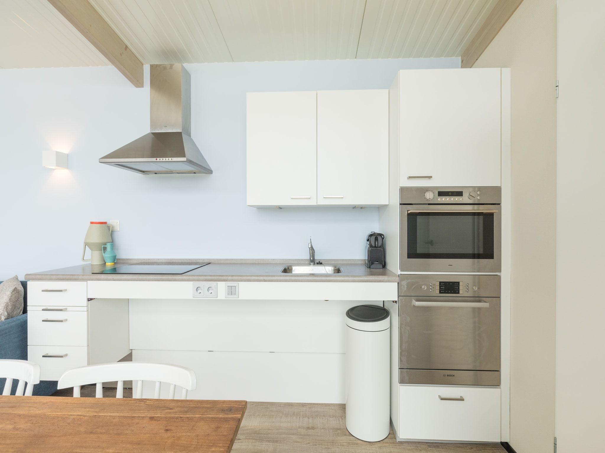 De keuken van Sea Lodges Ameland 4 in Hollum