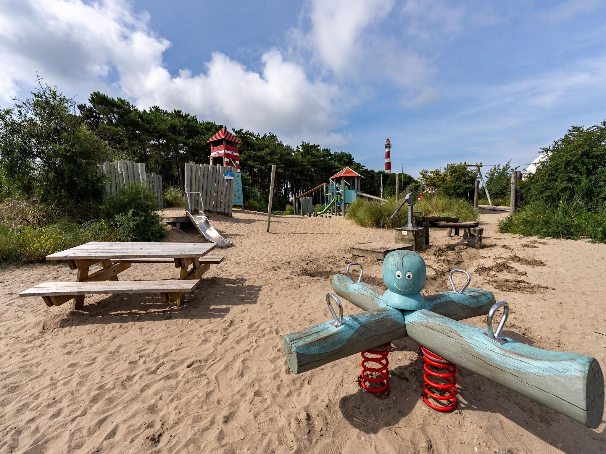 Parkfaciliteiten bij Sea Lodges Ameland 5 in Hollum