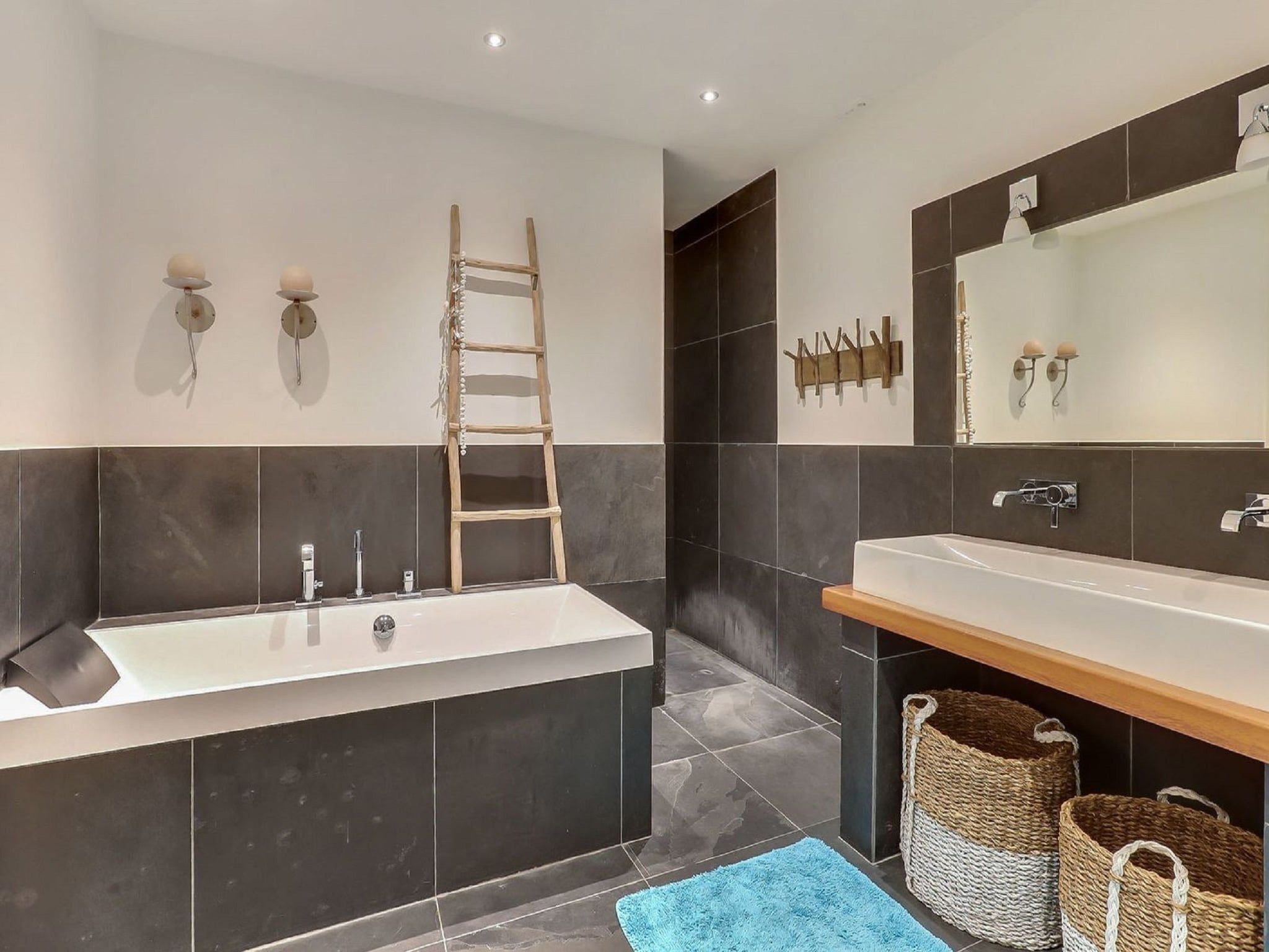 De badkamer van Vakantiepark Sandberghe 7 in Uden