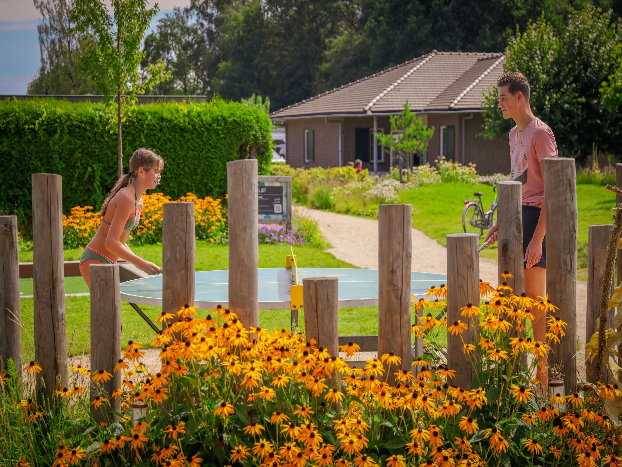 Parkfaciliteiten bij Recreatiepark de Boshoek 1 in Voorthuizen