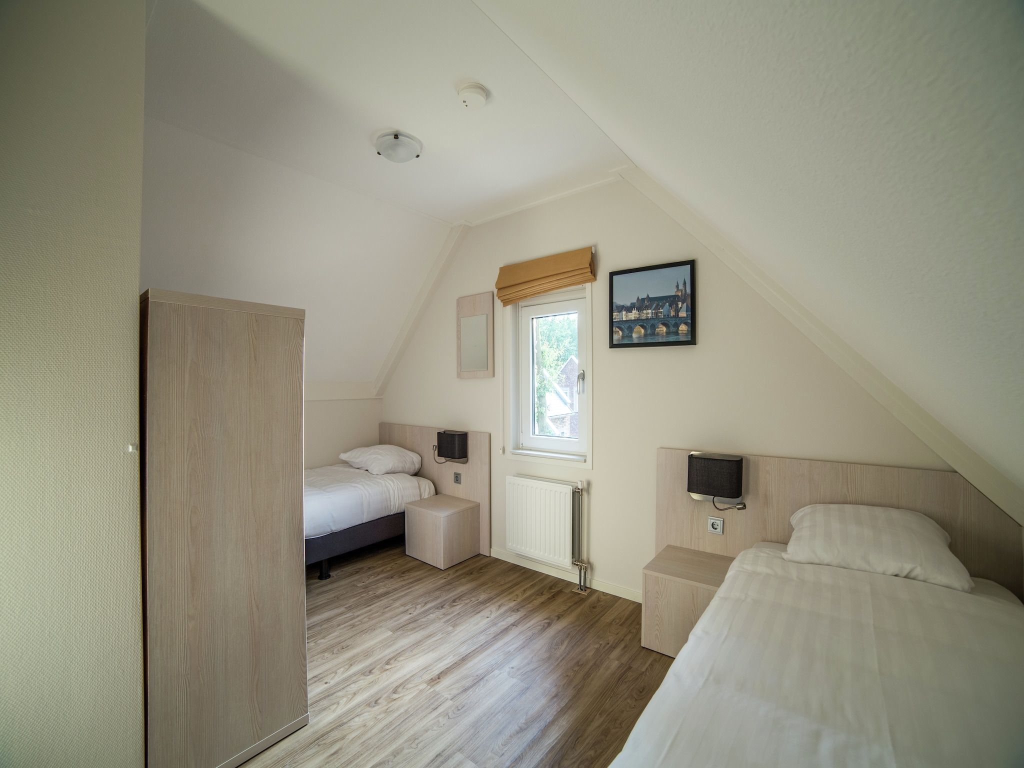 Een slaapkamer van Resort Maastricht 7 in Maastricht