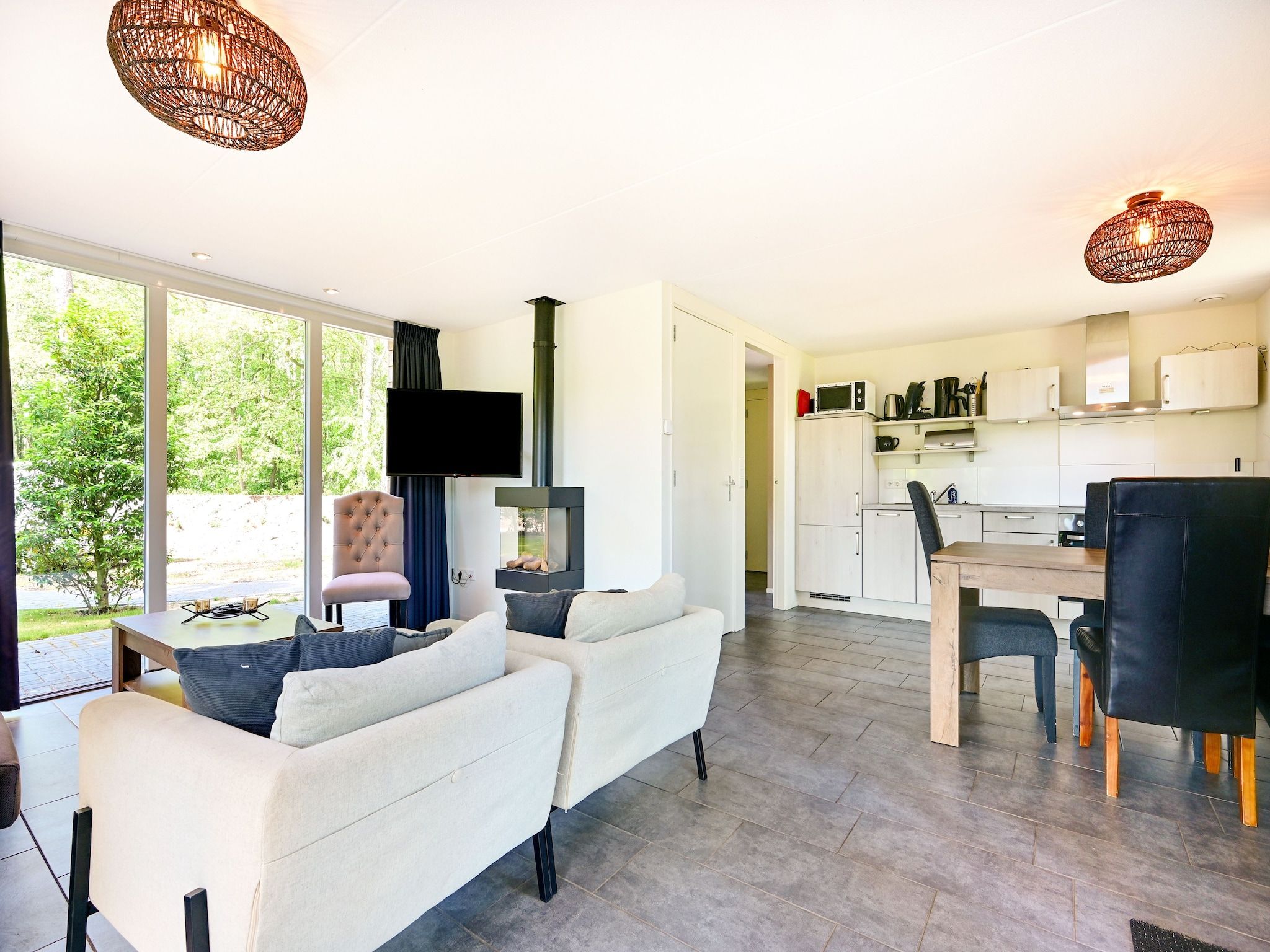 De woonkamer van Zijzicht in Reutum-Weerselo