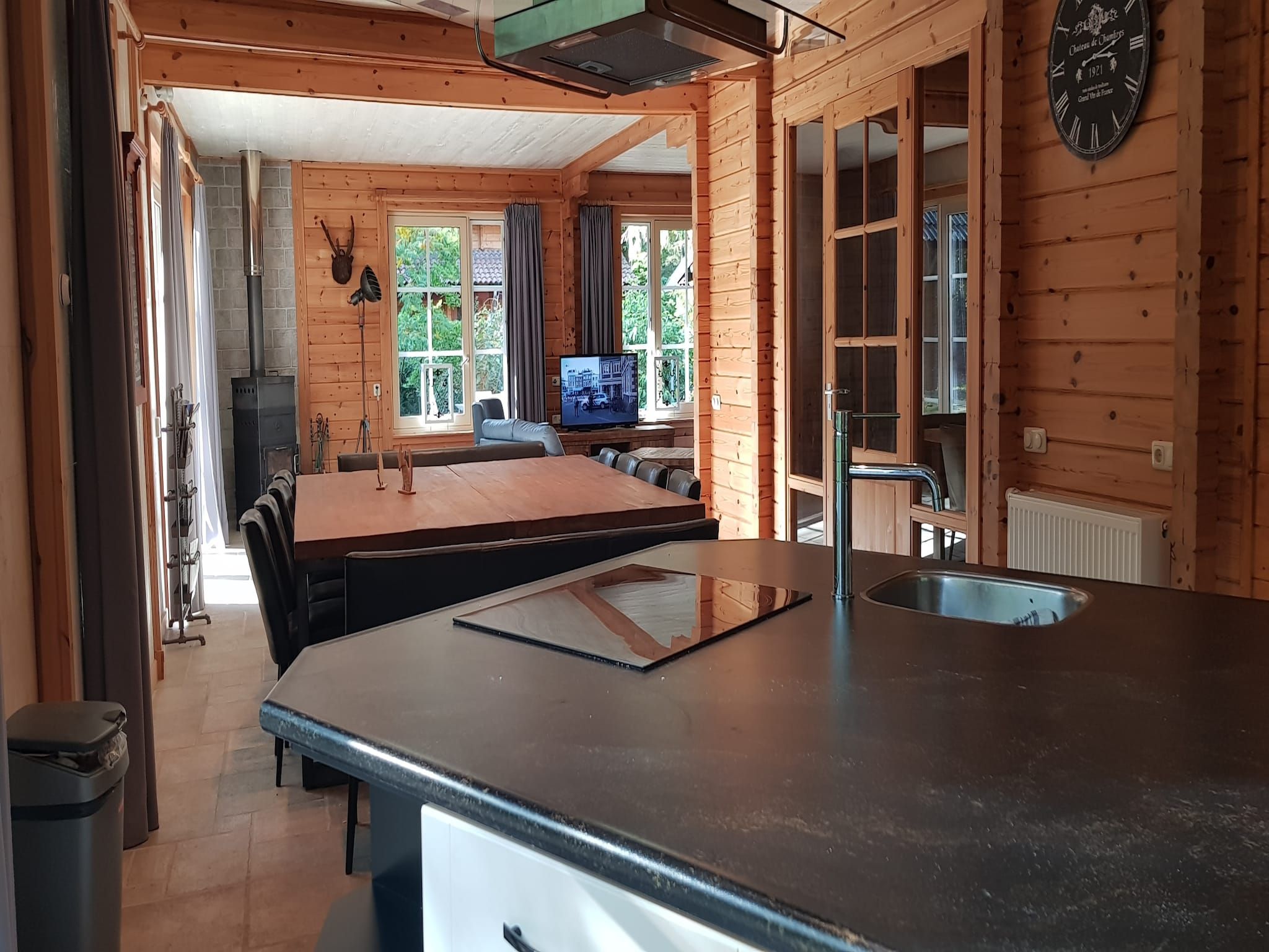 De keuken van Vakantiepark De Rimboe & De Woeste Hoogte 1 in Hoenderloo