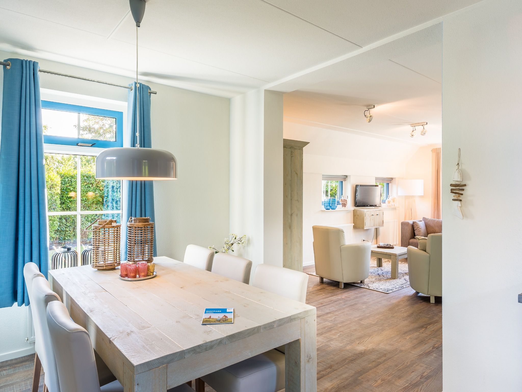 De eetkamer van Kustpark Texel 7 in De Koog