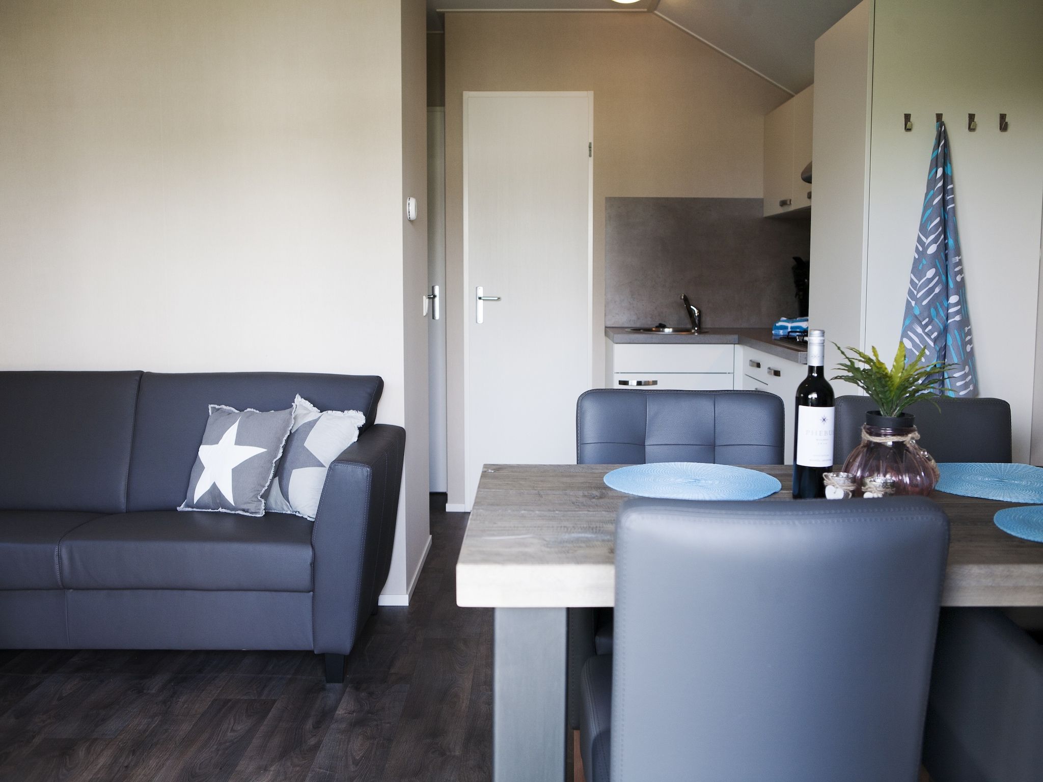 De keuken van Recreatiepark de Boshoek 6 in Voorthuizen