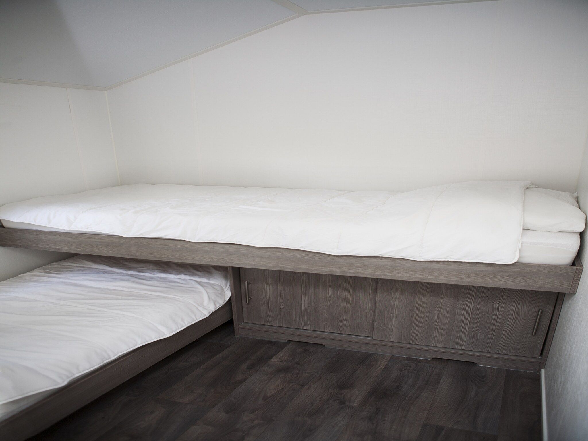 Een slaapkamer van Recreatiepark de Boshoek 6 in Voorthuizen