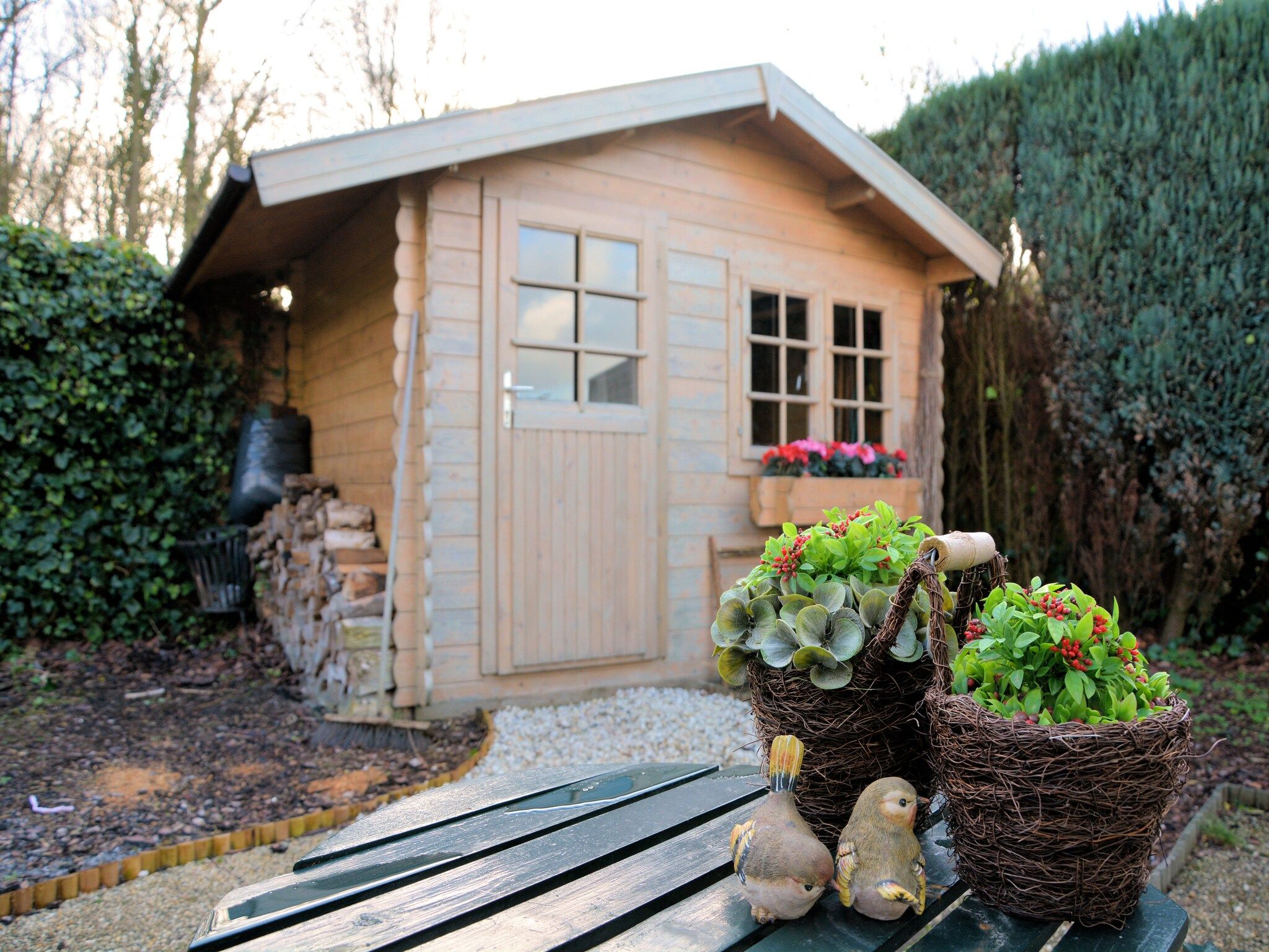 De tuin van Bos-Lodge in Noordwijkerhout