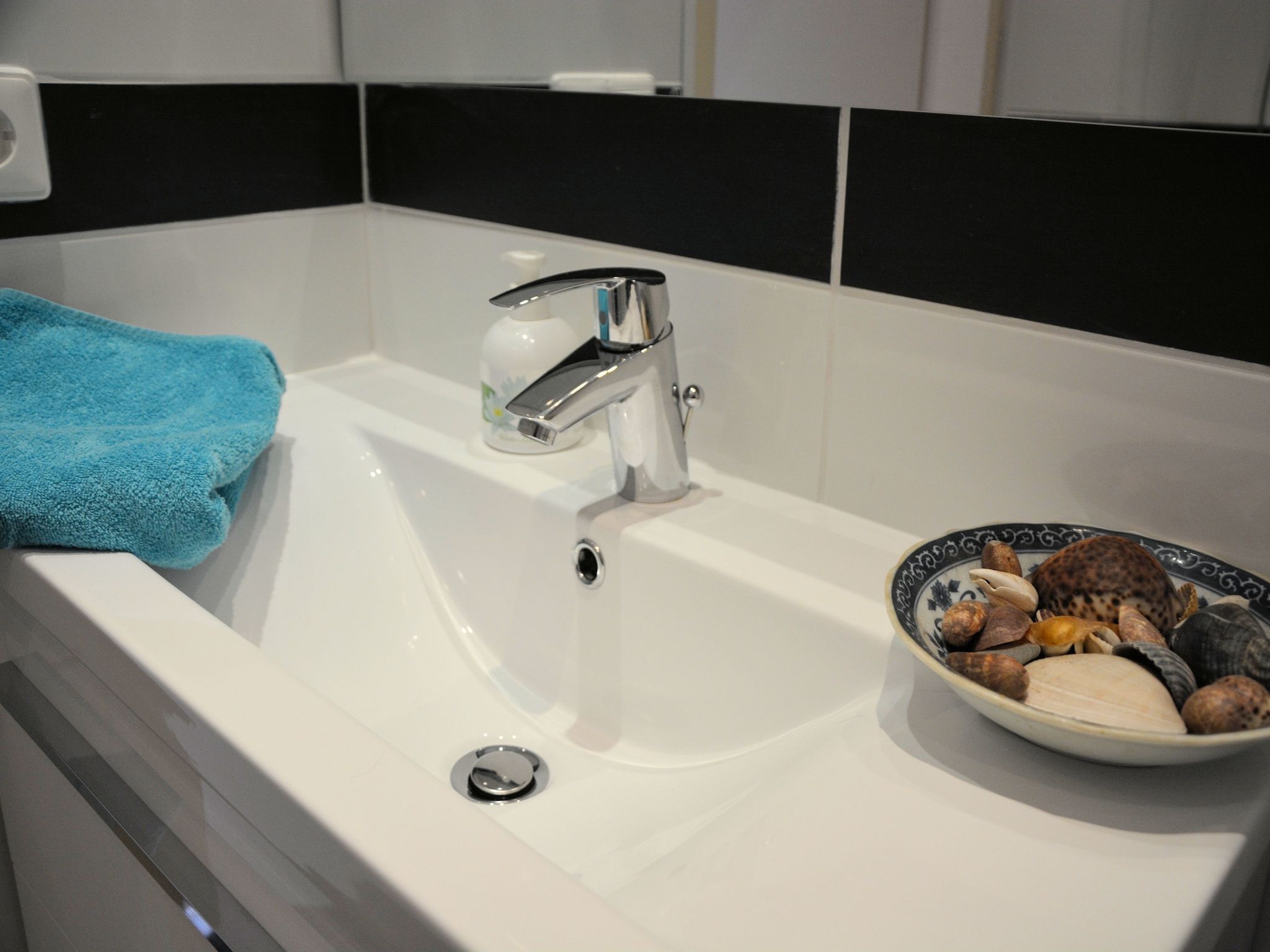 De badkamer van Bos-Lodge in Noordwijkerhout