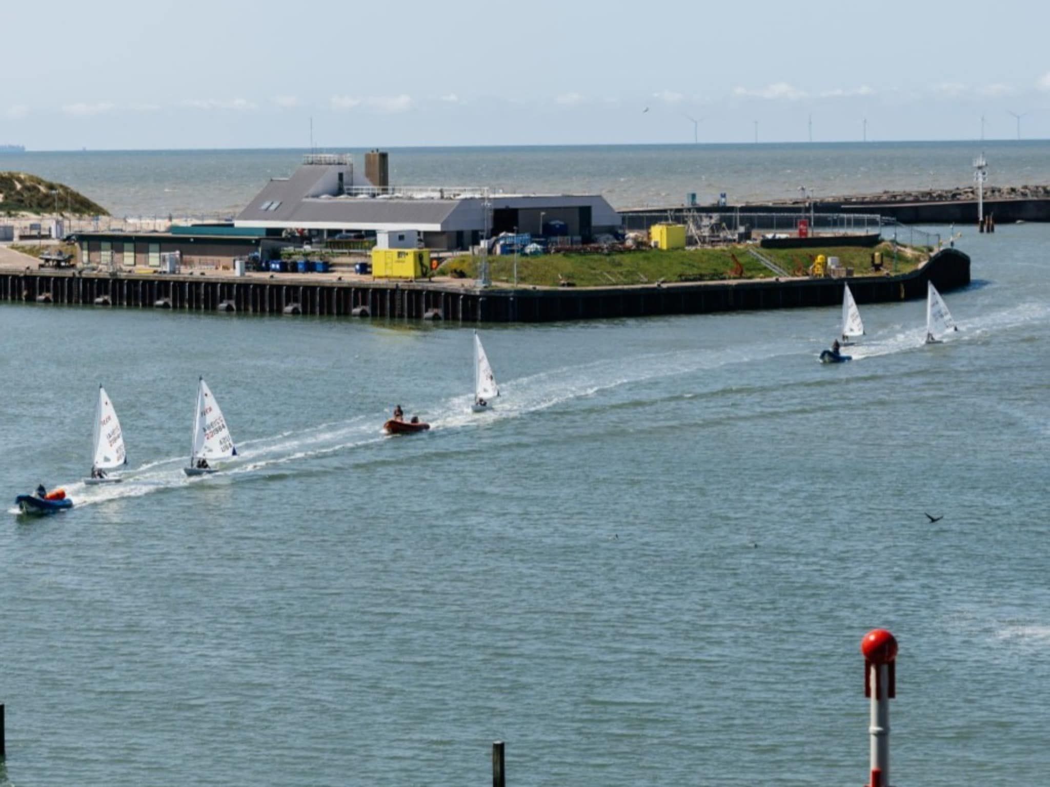 Het uitzicht vanaf Scheveningen Harbour 50B in Scheveningen
